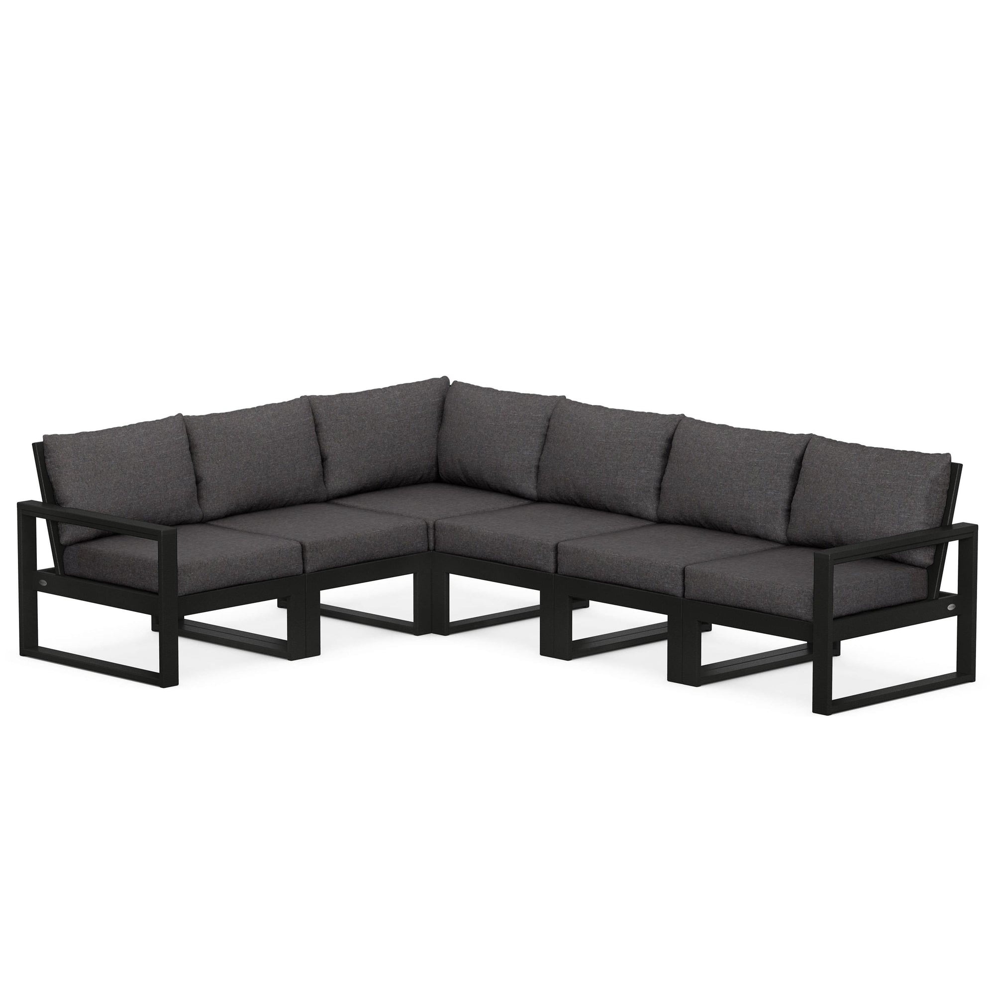 Polywood EDGE 6-Piece Modular Deep Seating Set