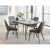Gray Cintra Marble 7pc Extendable 64-79&quot; Dining Set