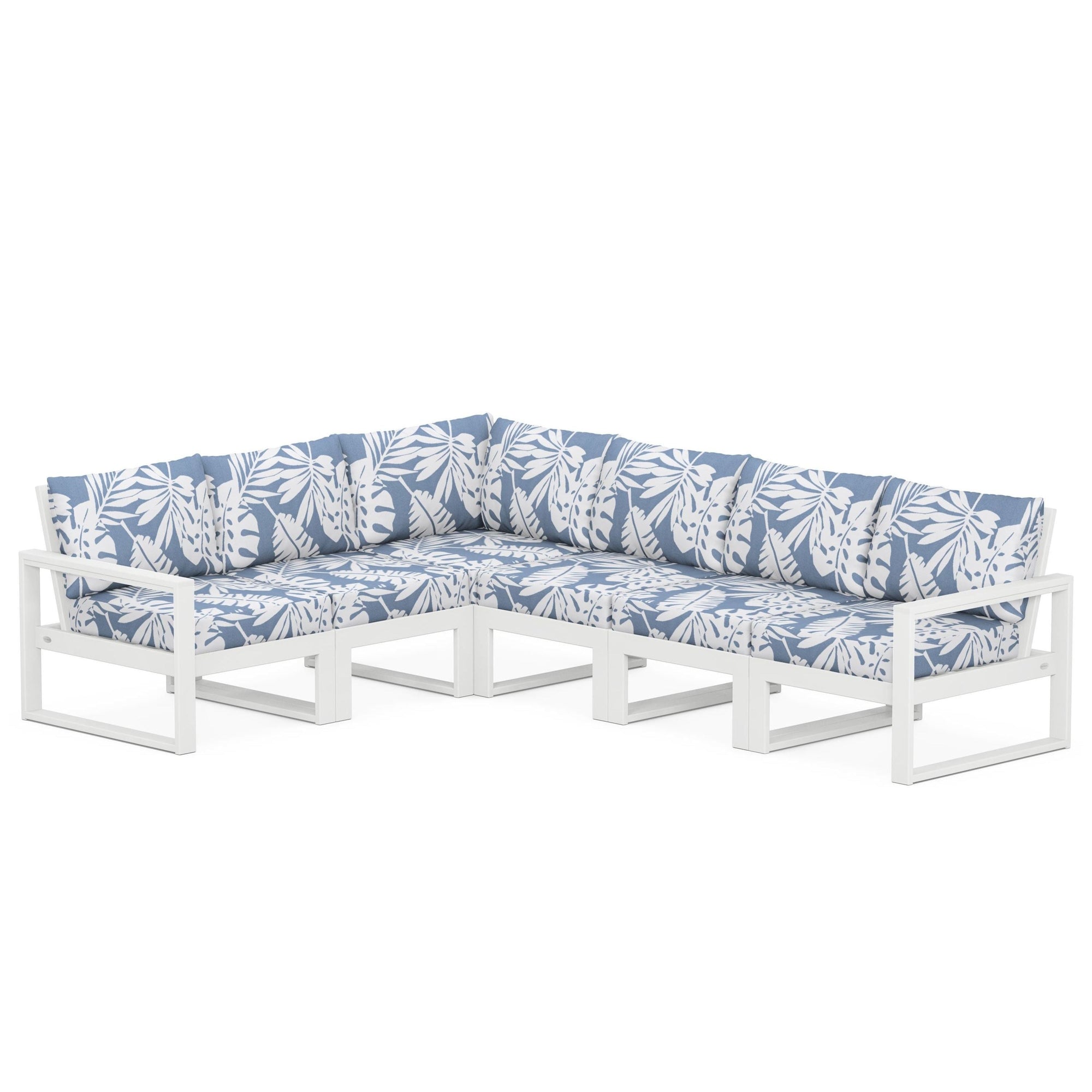Polywood EDGE 6-Piece Modular Deep Seating Set