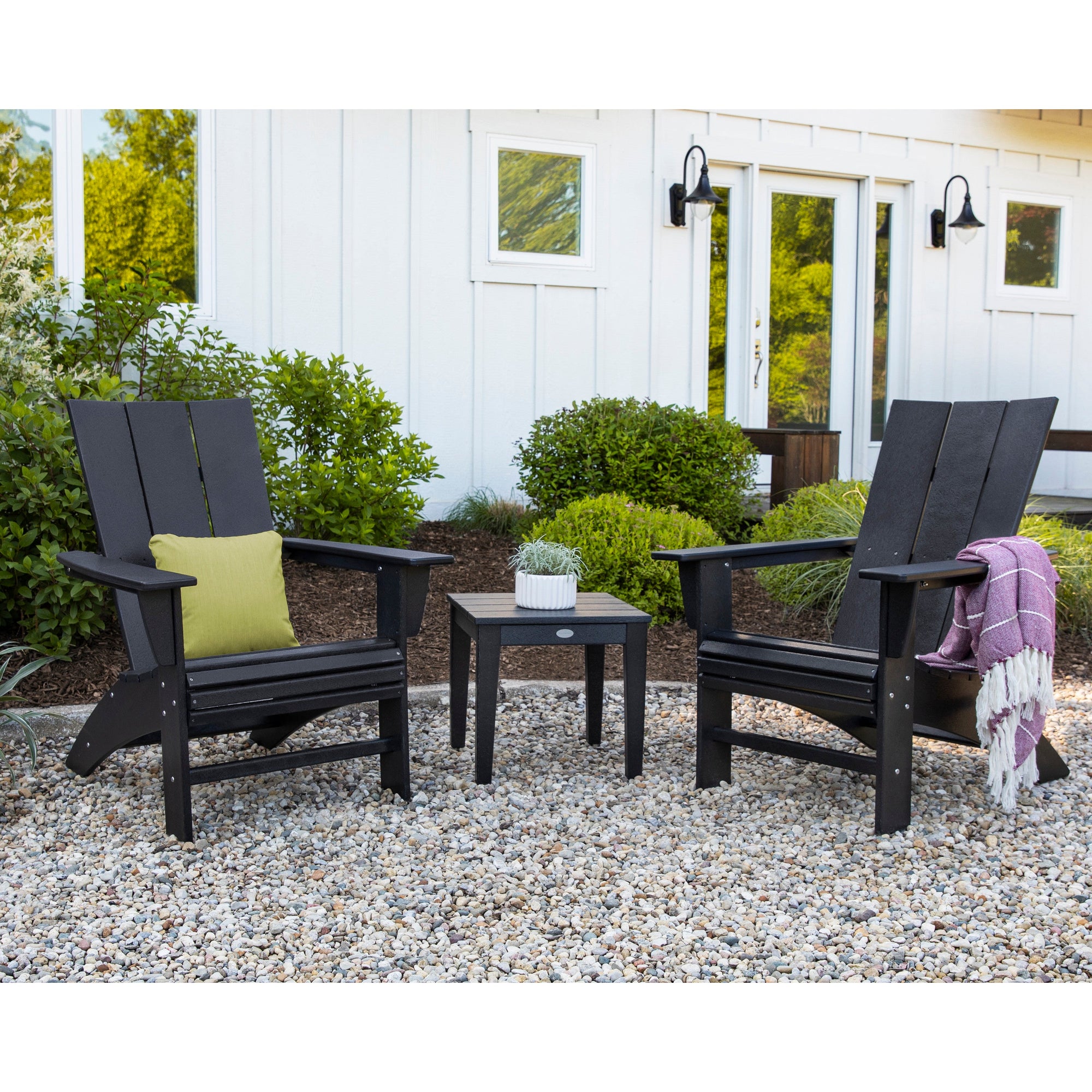 Polywood Modern Curveback Adirondack Chair