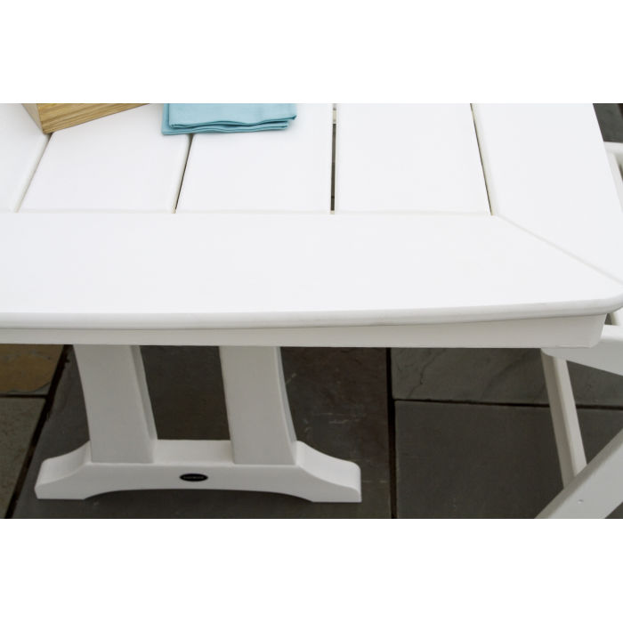 POLYWOOD 73" Outdoor Dining Tables - Nautical Style