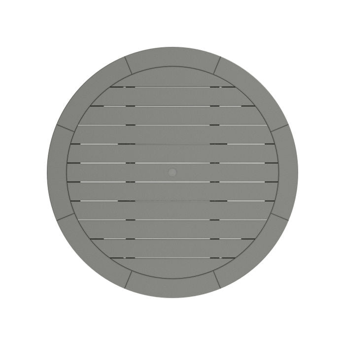 POLYWOOD 48" Round Outdoor Table - NAUTICAL Style Dining, Counter or Bar Height