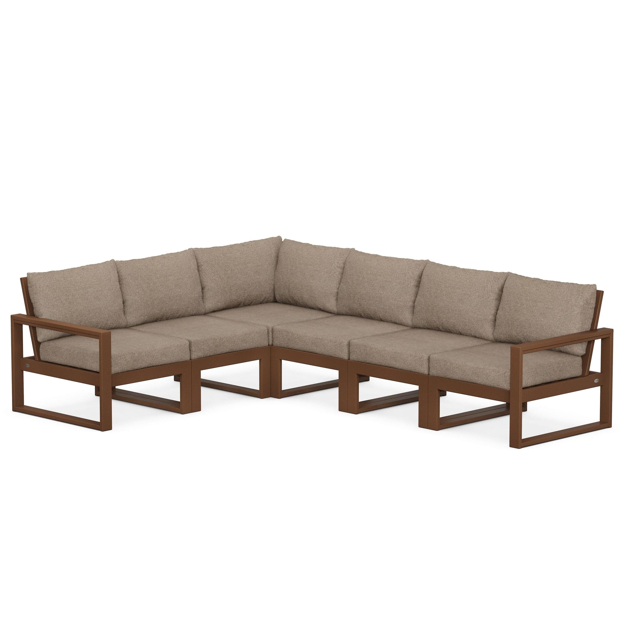 Polywood EDGE 6-Piece Modular Deep Seating Set