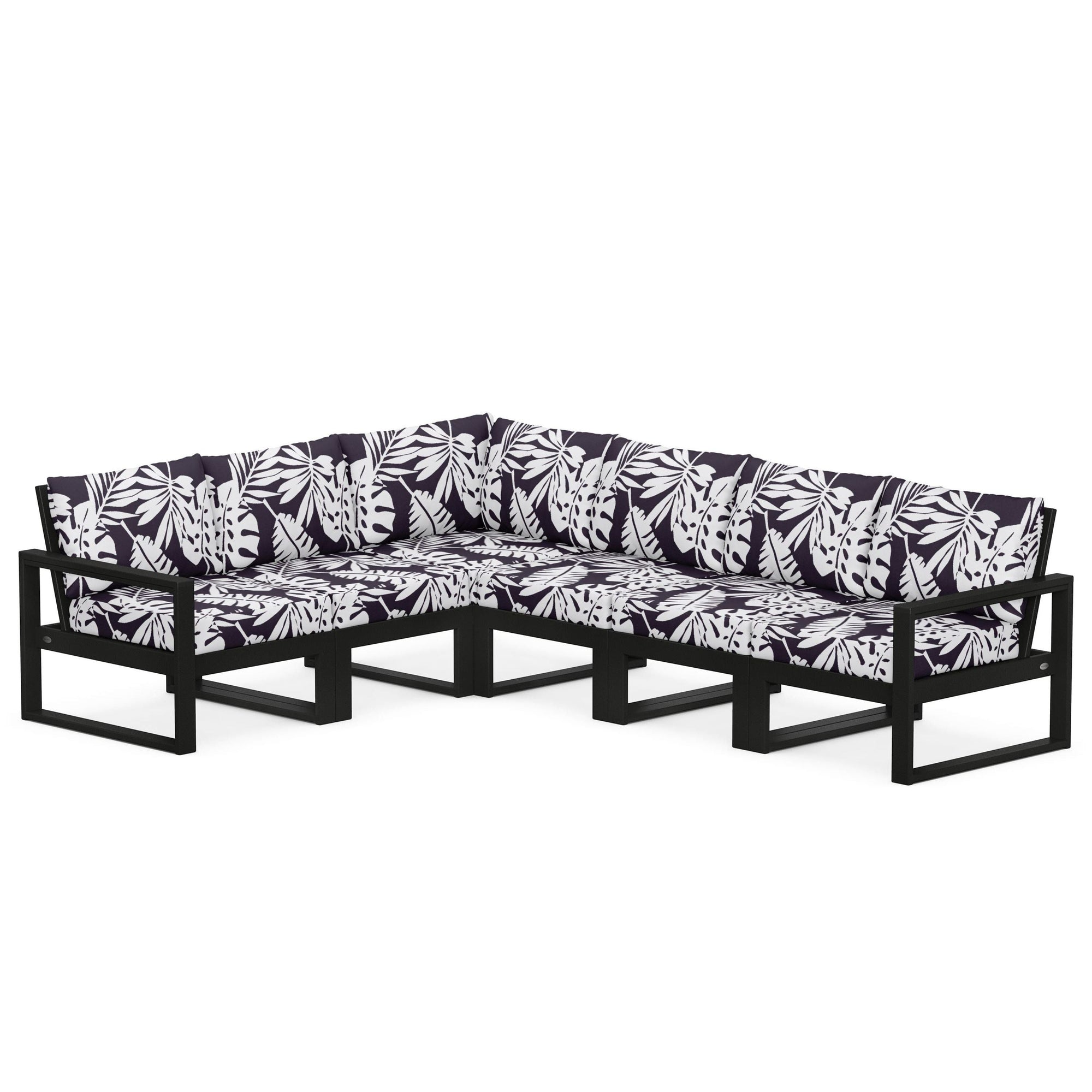 Polywood EDGE 6-Piece Modular Deep Seating Set