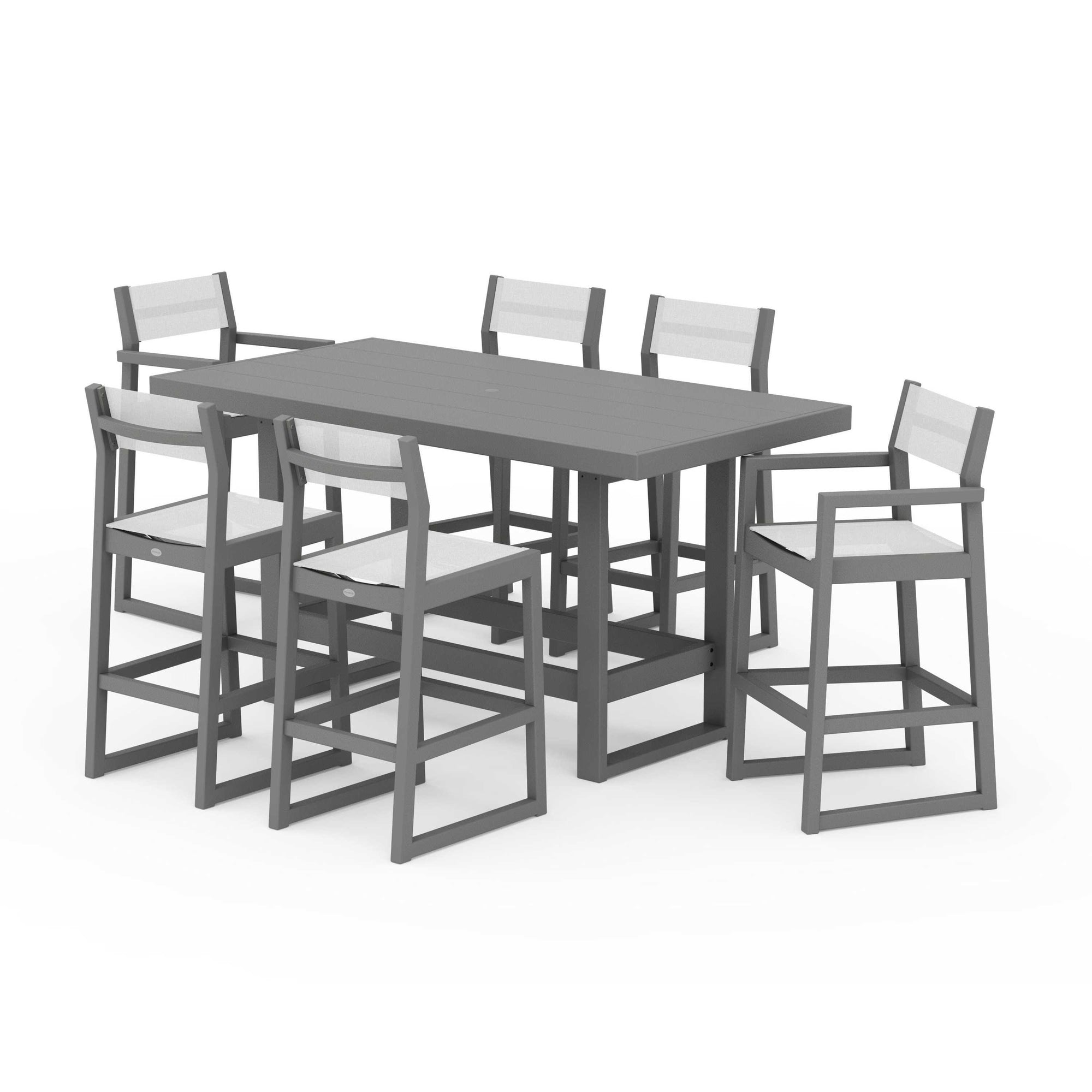 EDGE Sling 7-Piece Bar Table Set