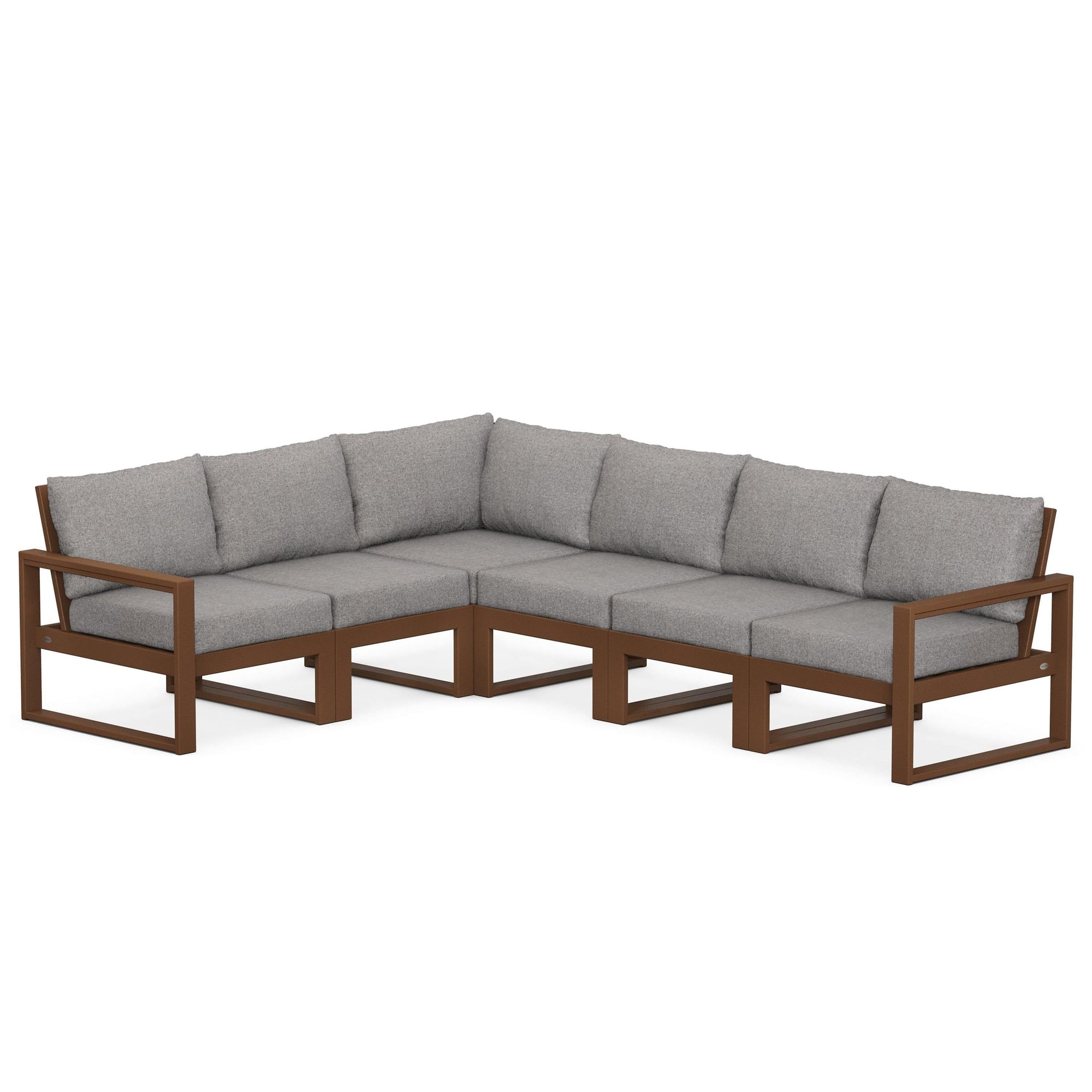 Polywood EDGE 6-Piece Modular Deep Seating Set