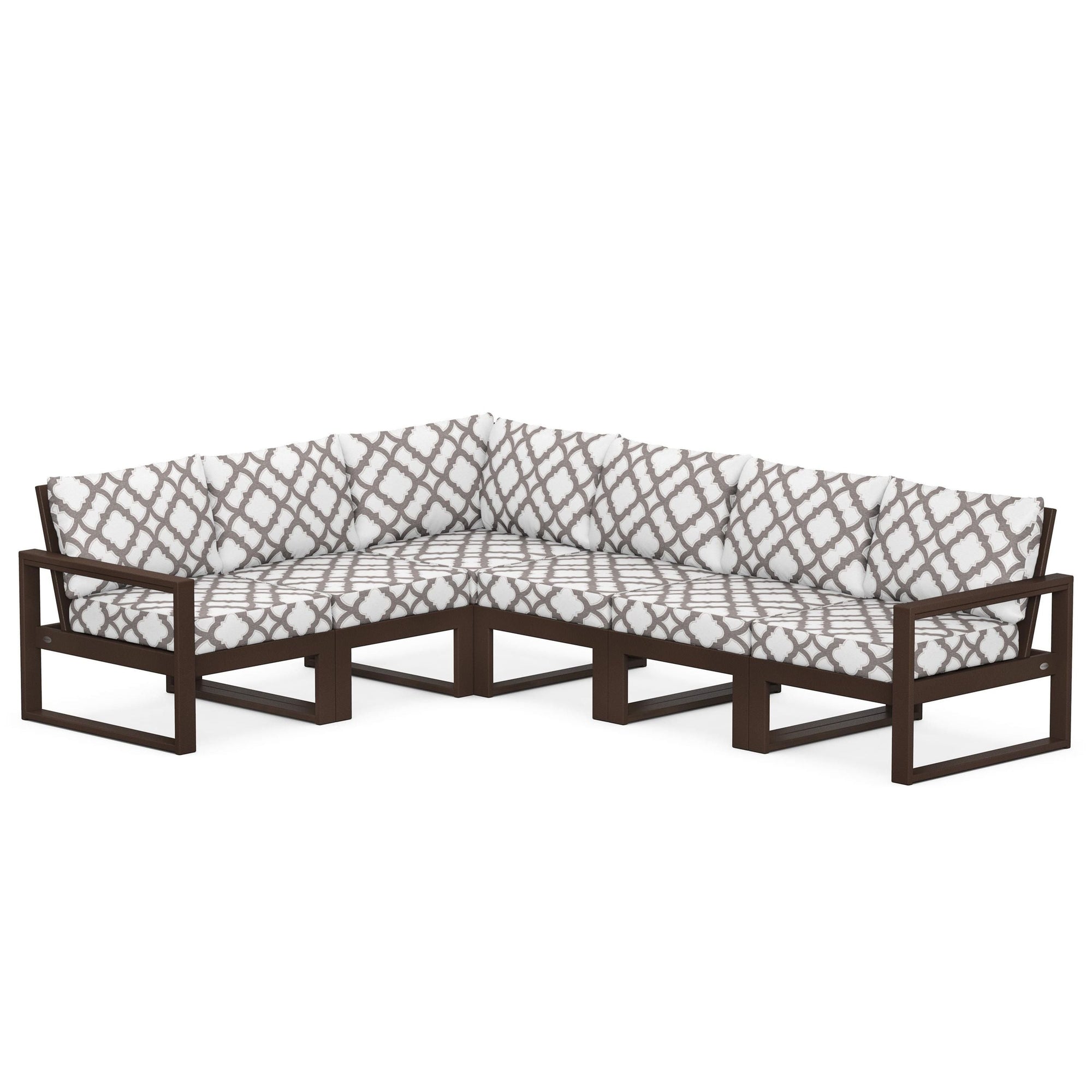 Polywood EDGE 6-Piece Modular Deep Seating Set