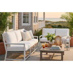 Coastal Living South Beach 2-Pc Outdoor Seating Set on a coastal deck — view 1
