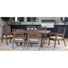 Poly Redwood Outdoor Arm/Dining Chair With Cushion