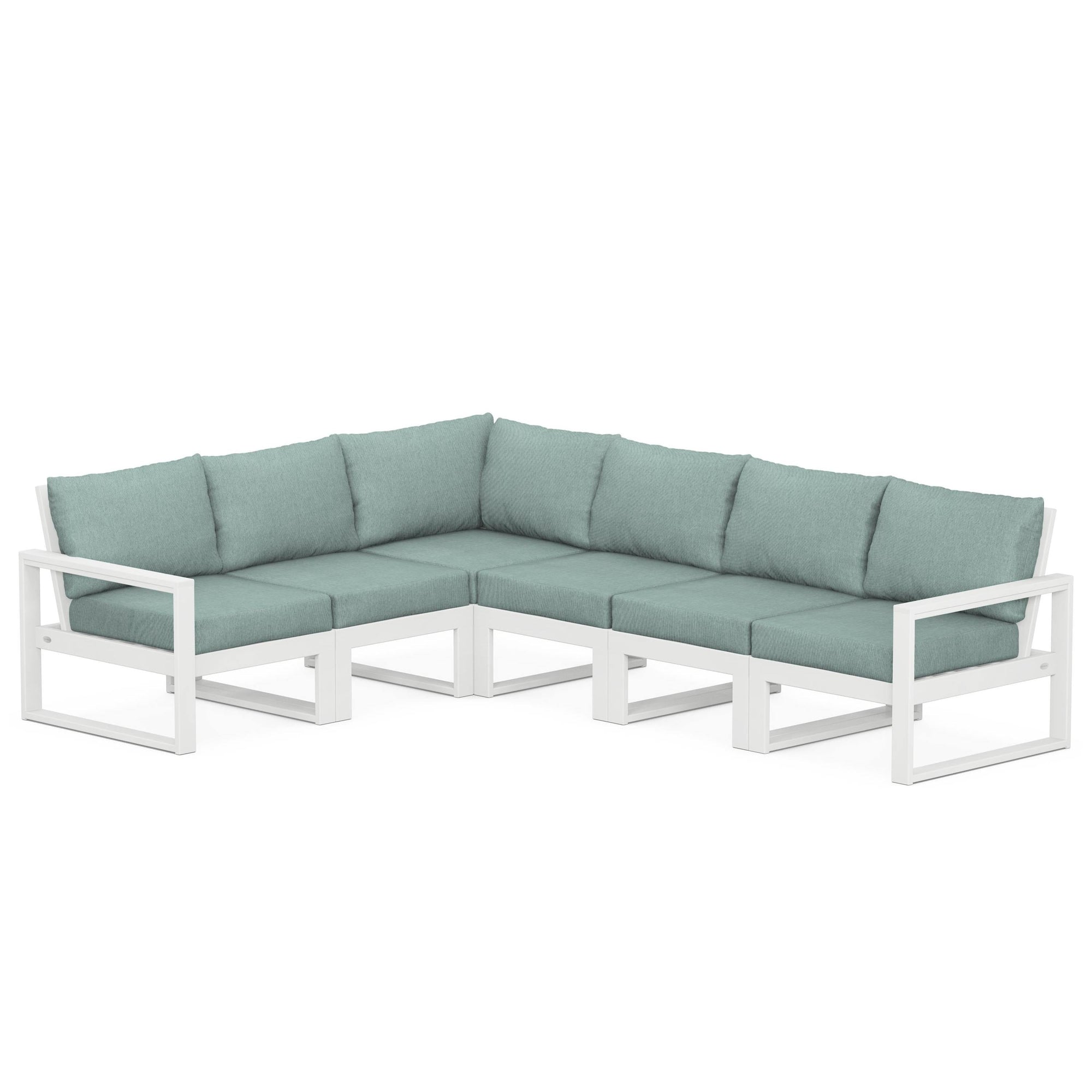 Polywood EDGE 6-Piece Modular Deep Seating Set