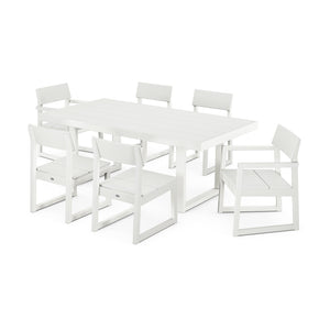 Polywood EDGE 7-Piece Dining Set - Two-Tone & Vintage Finishes — view 6