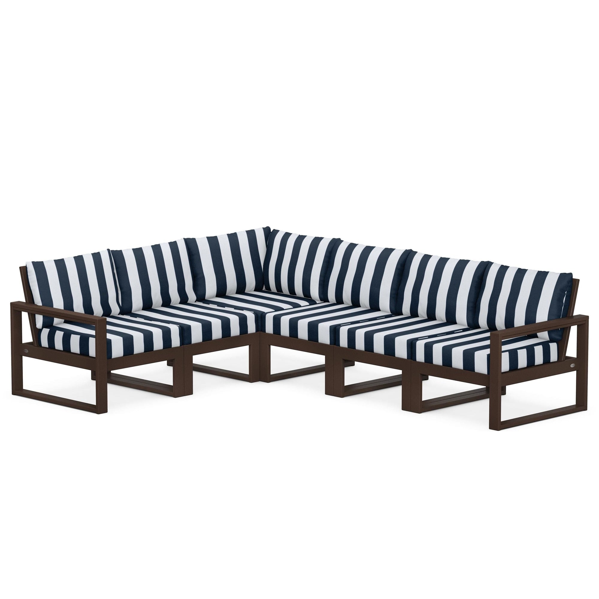 Polywood EDGE 6-Piece Modular Deep Seating Set