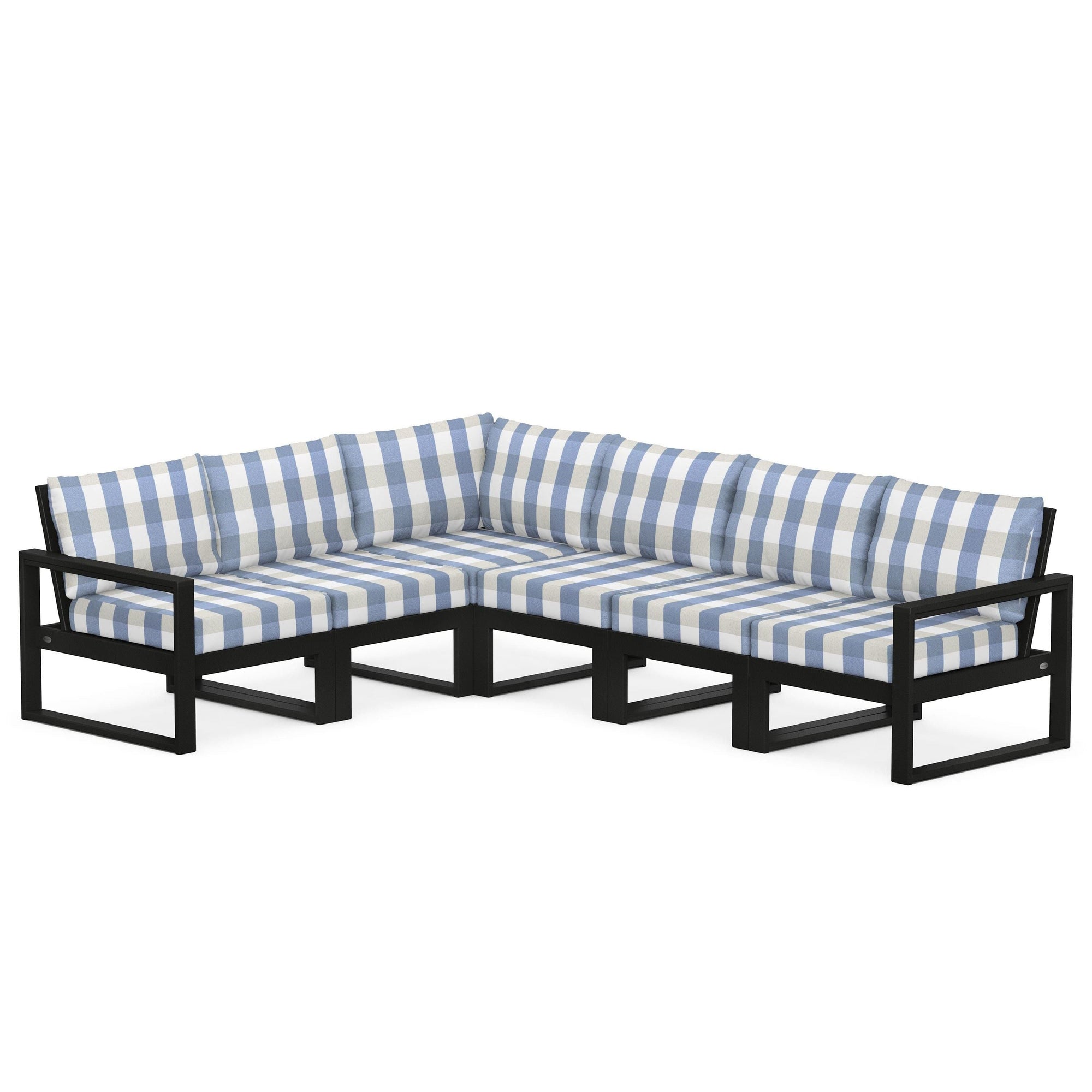 Polywood EDGE 6-Piece Modular Deep Seating Set