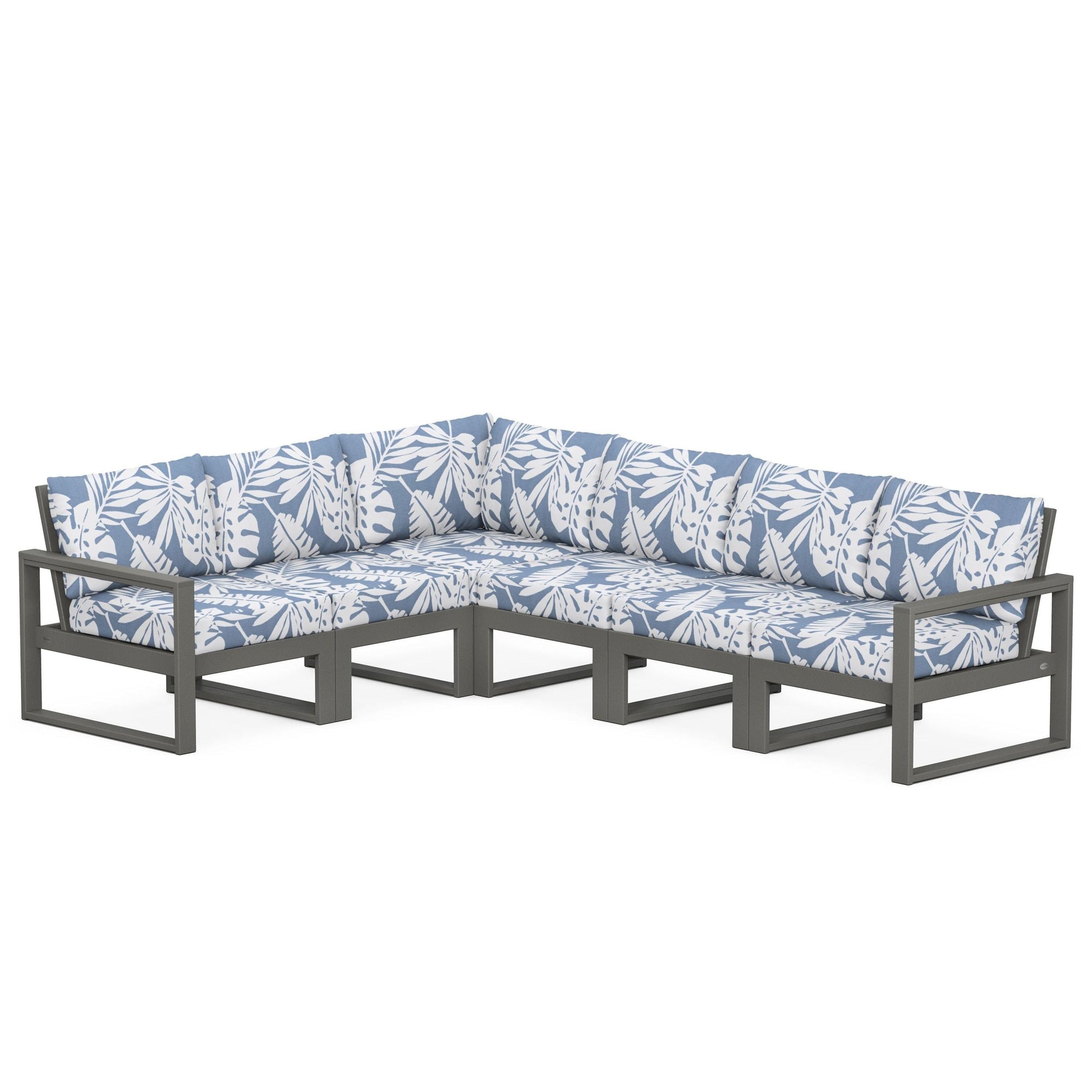 Polywood EDGE 6-Piece Modular Deep Seating Set