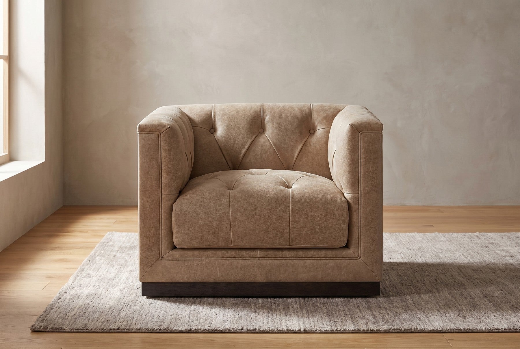 Universal Quinn Swivel Club Chair – Taupe