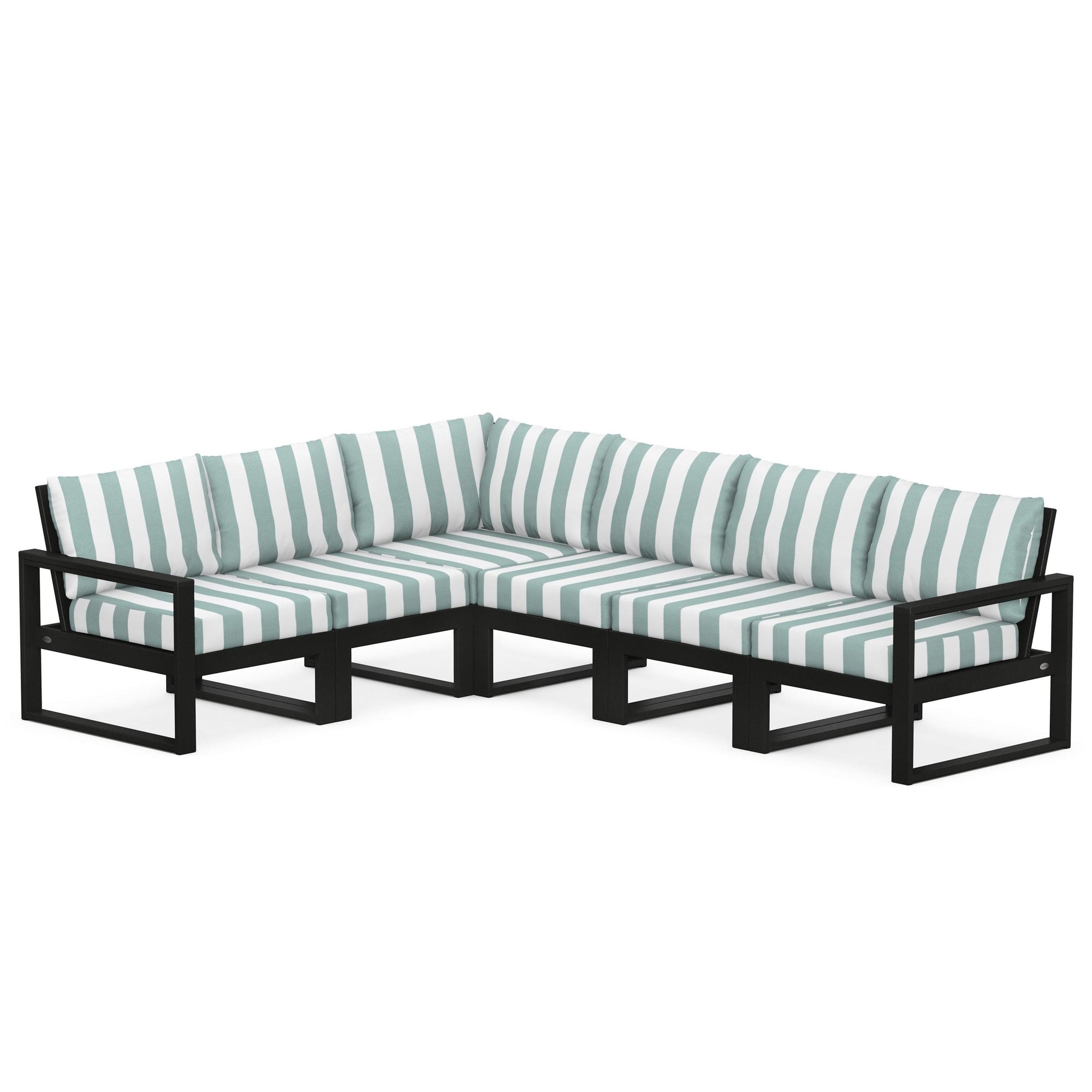 Polywood EDGE 6-Piece Modular Deep Seating Set
