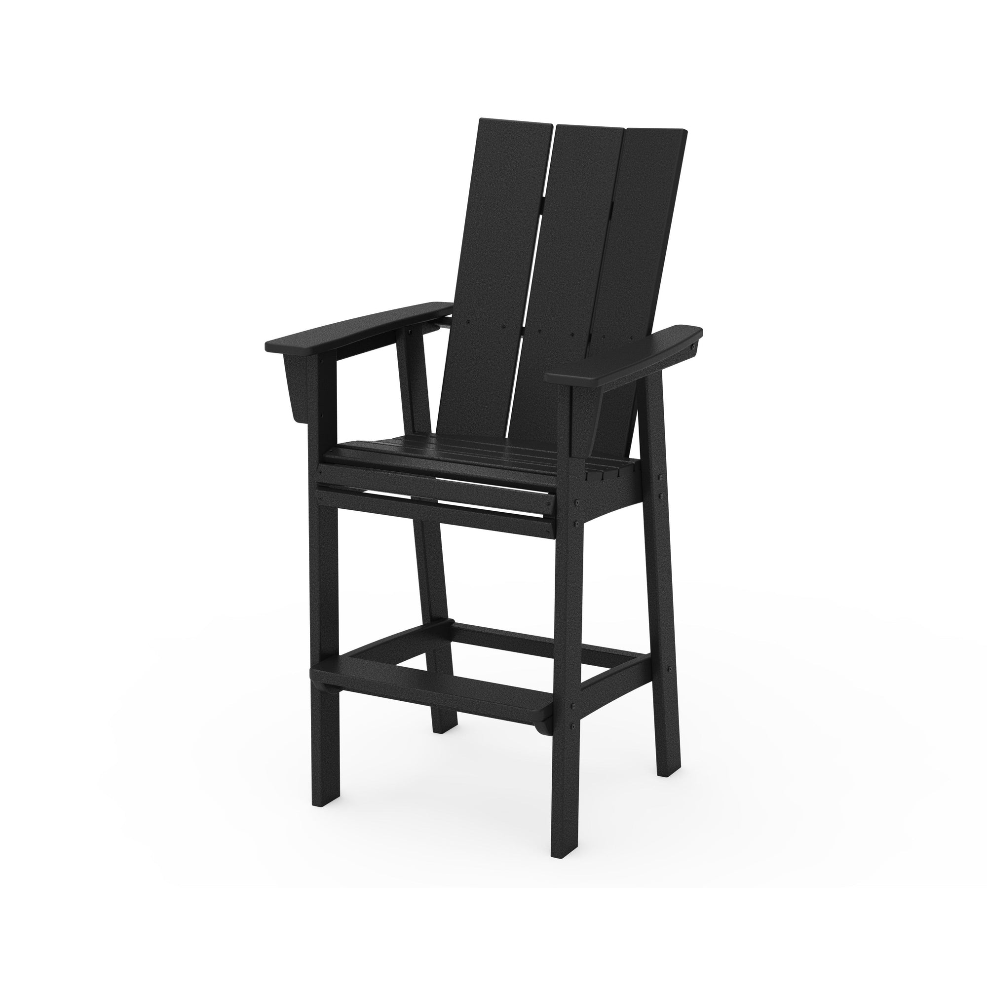 Polywood Modern Curveback Adirondack Bar Chair