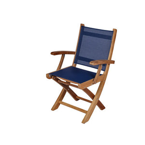 Yacht Teak Folding Armchairs - 4 Colors — view 7