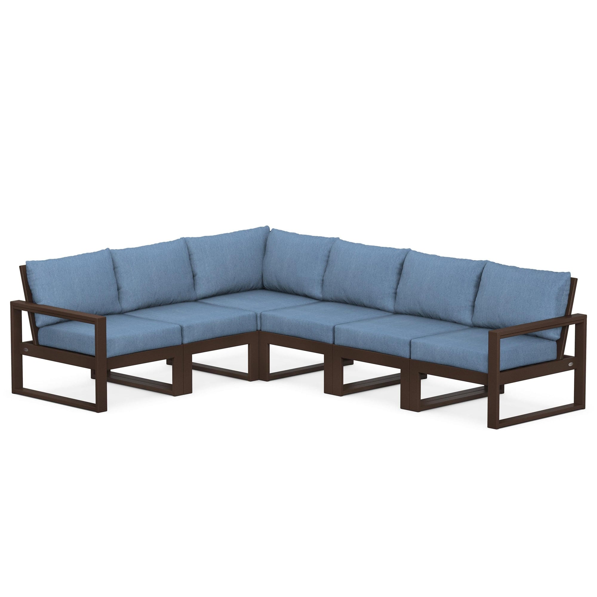 Polywood EDGE 6-Piece Modular Deep Seating Set