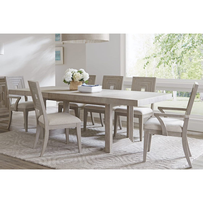 Stepstone Mist 7-Pc Dining Set Extendable (74-92")