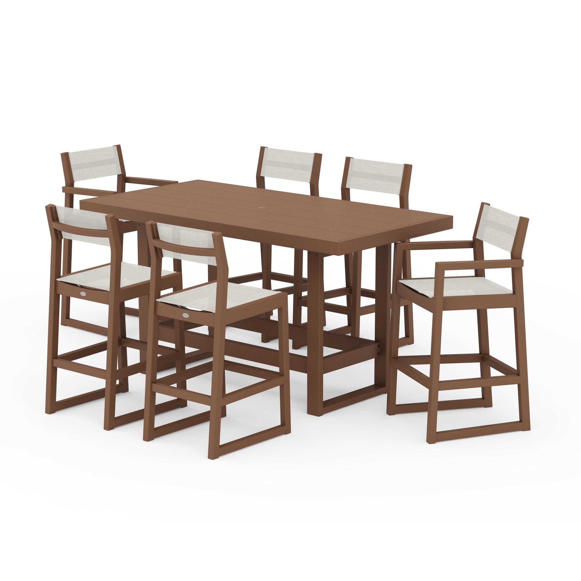 EDGE Sling 7-Piece Bar Table Set