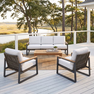 Universal Coastal Living San Clemente 3-Pc Outdoor Set (Sofa +2 Club Chairs) — view 1