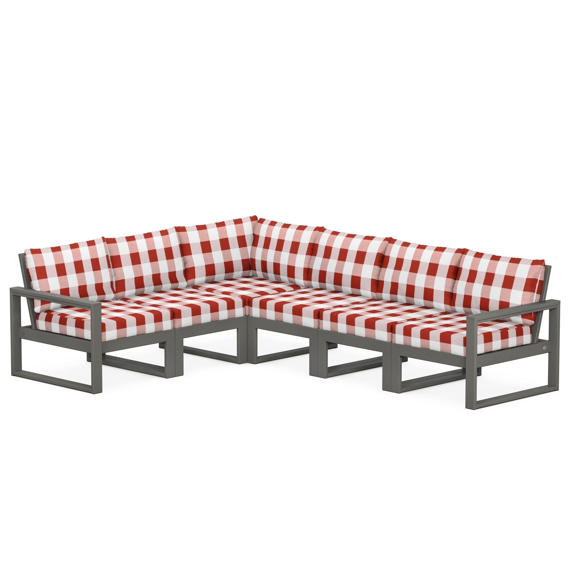 Polywood EDGE 6-Piece Modular Deep Seating Set