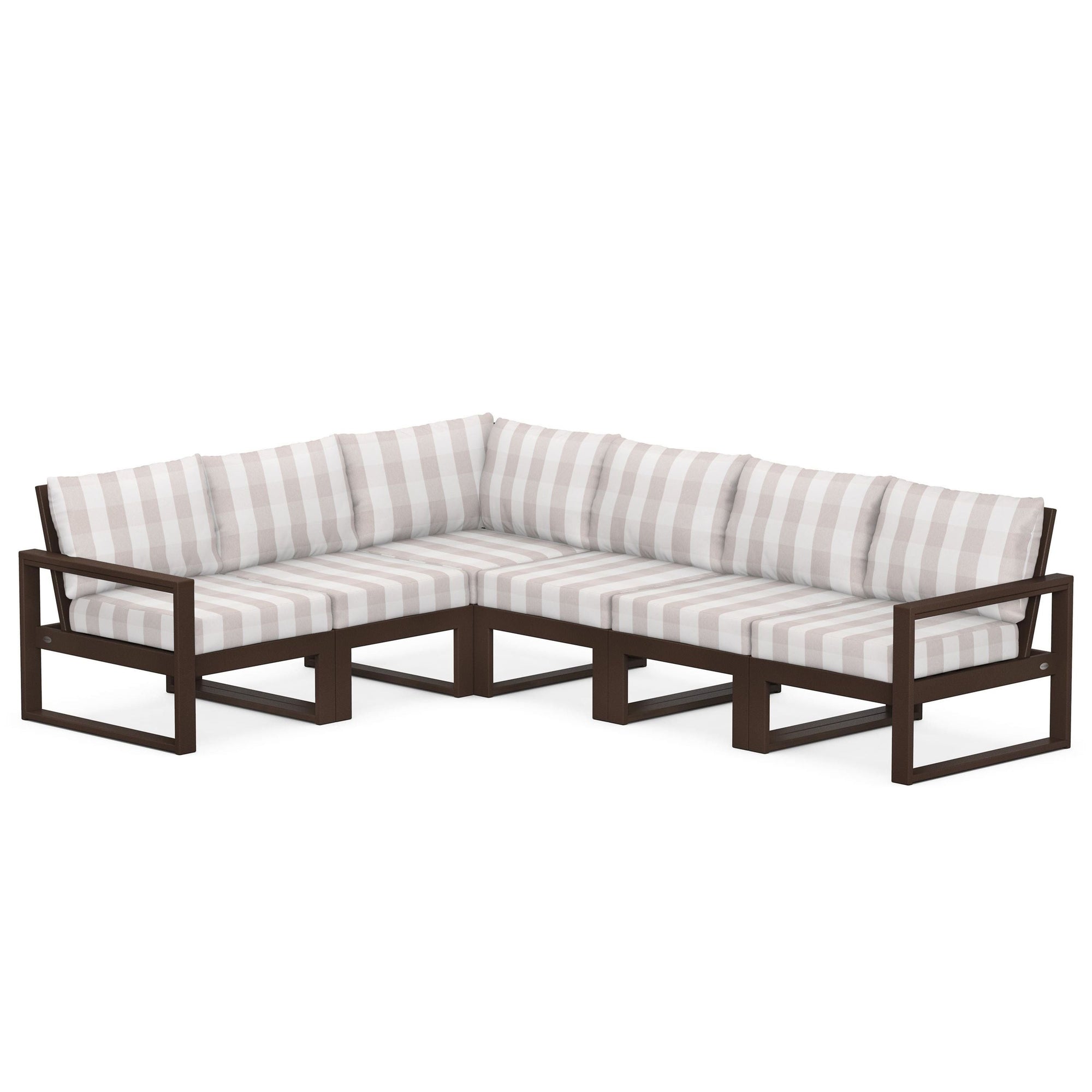 Polywood EDGE 6-Piece Modular Deep Seating Set