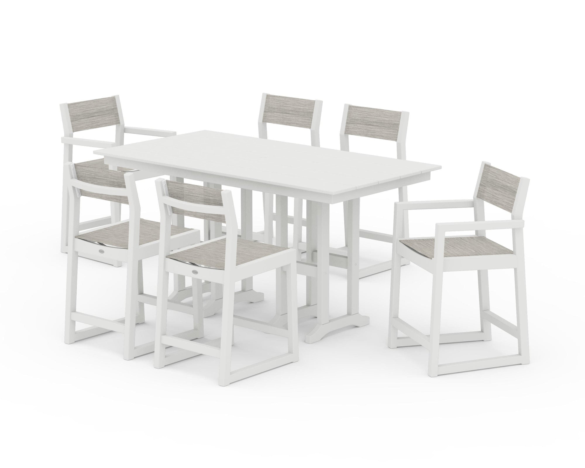 EDGE Sling 7-Piece Farmhouse Counter Set