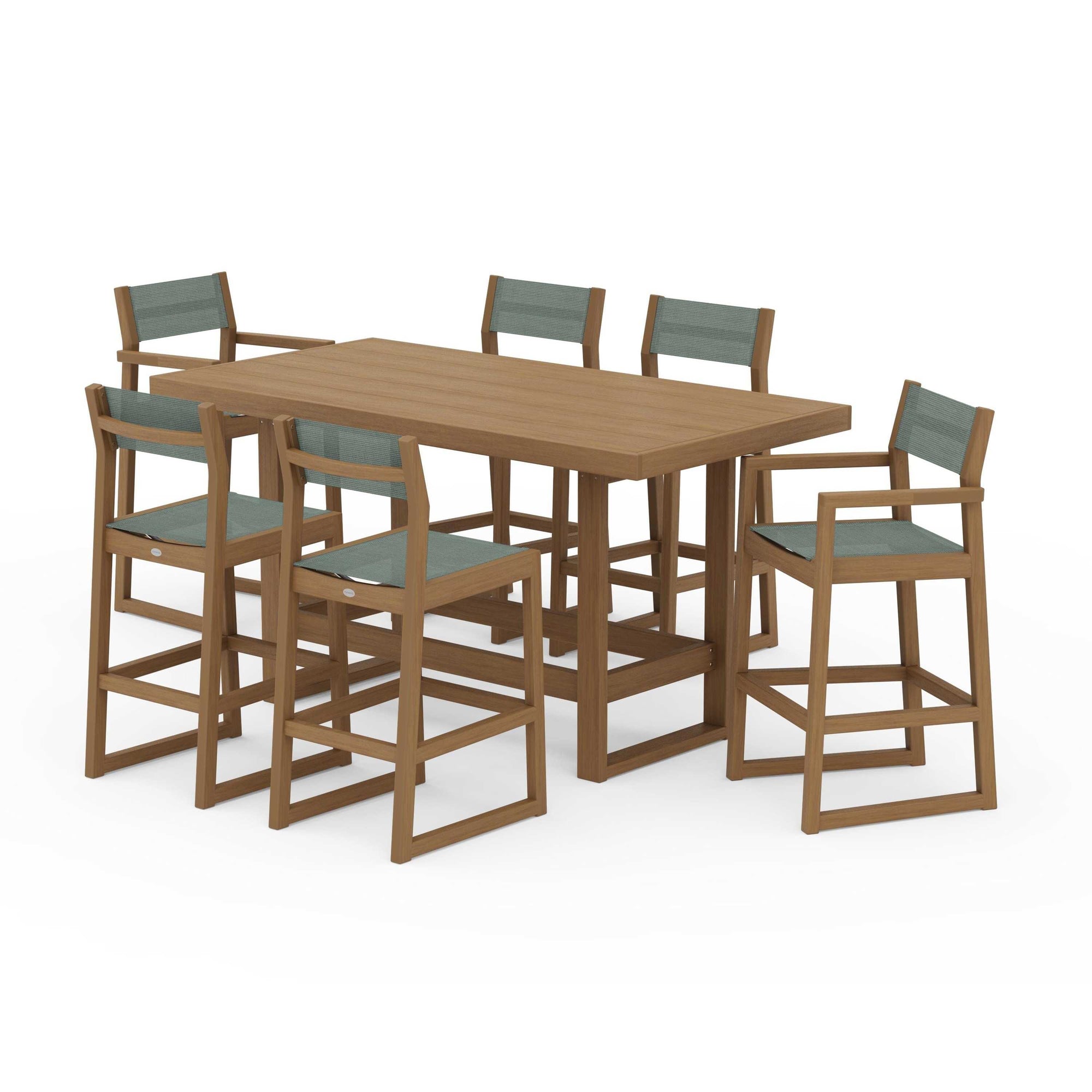 EDGE Sling 7-Piece Bar Table Set