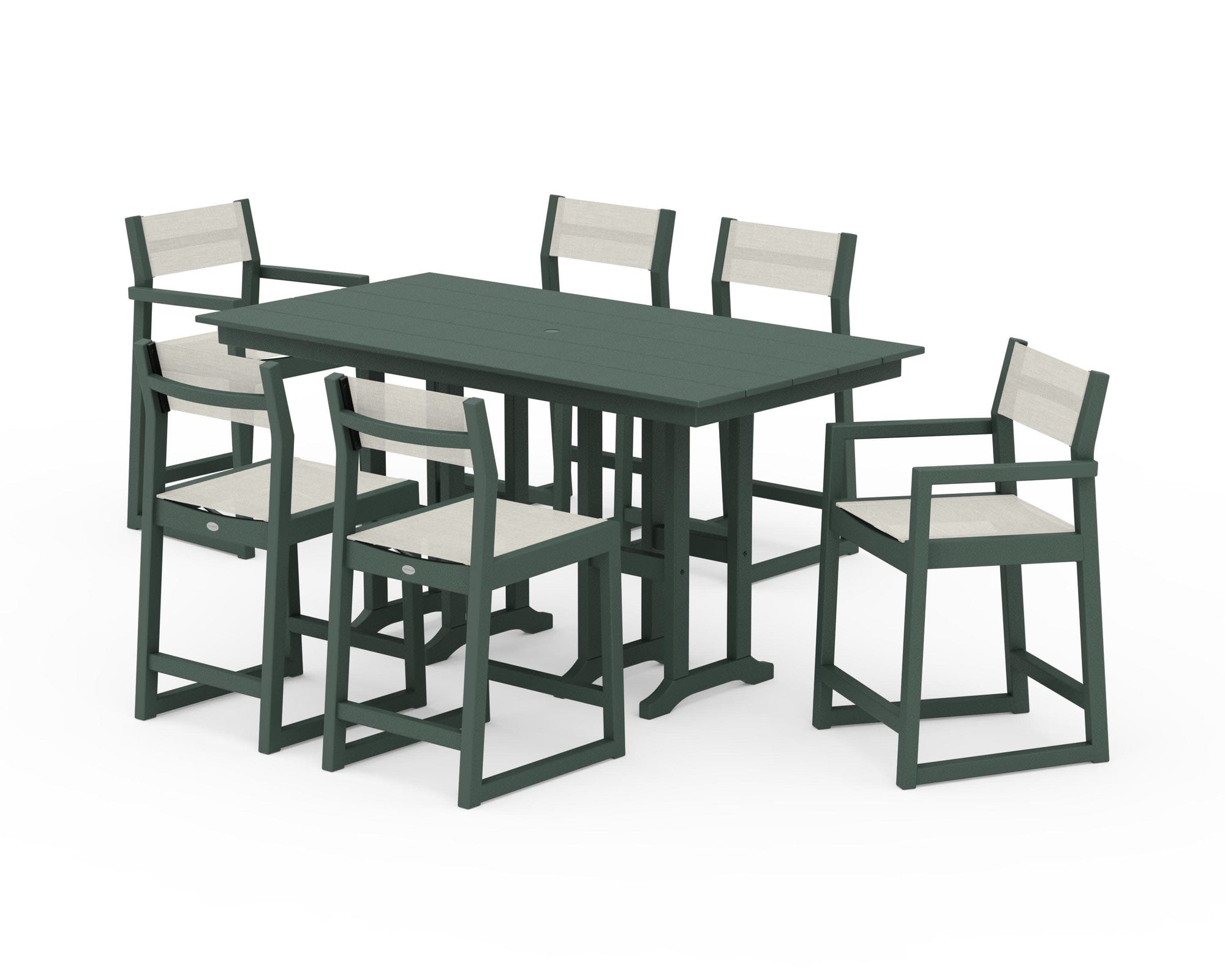 EDGE Sling 7-Piece Farmhouse Counter Set