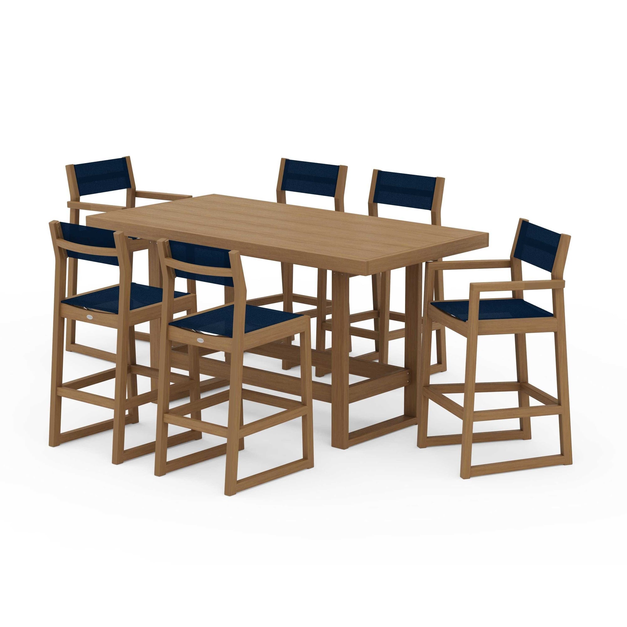 EDGE Sling 7-Piece Bar Table Set