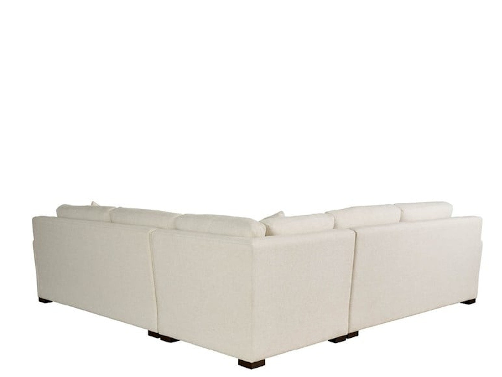 Universal Anna Ivory 4-Pc Sectional - back view