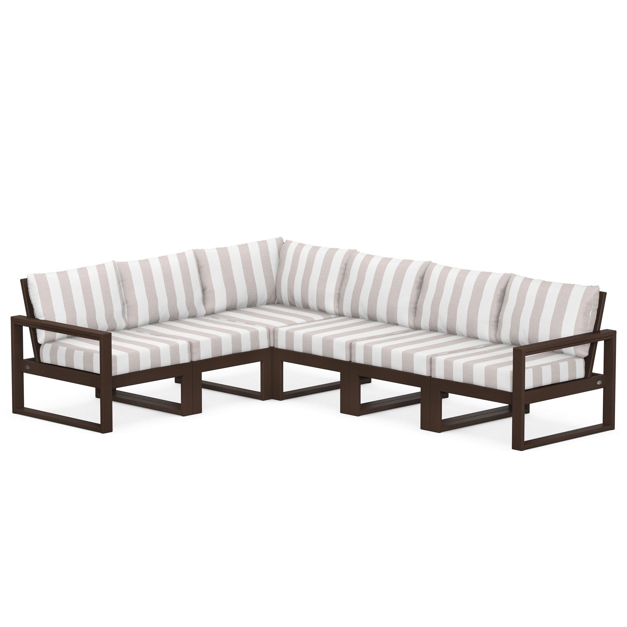 Polywood EDGE 6-Piece Modular Deep Seating Set