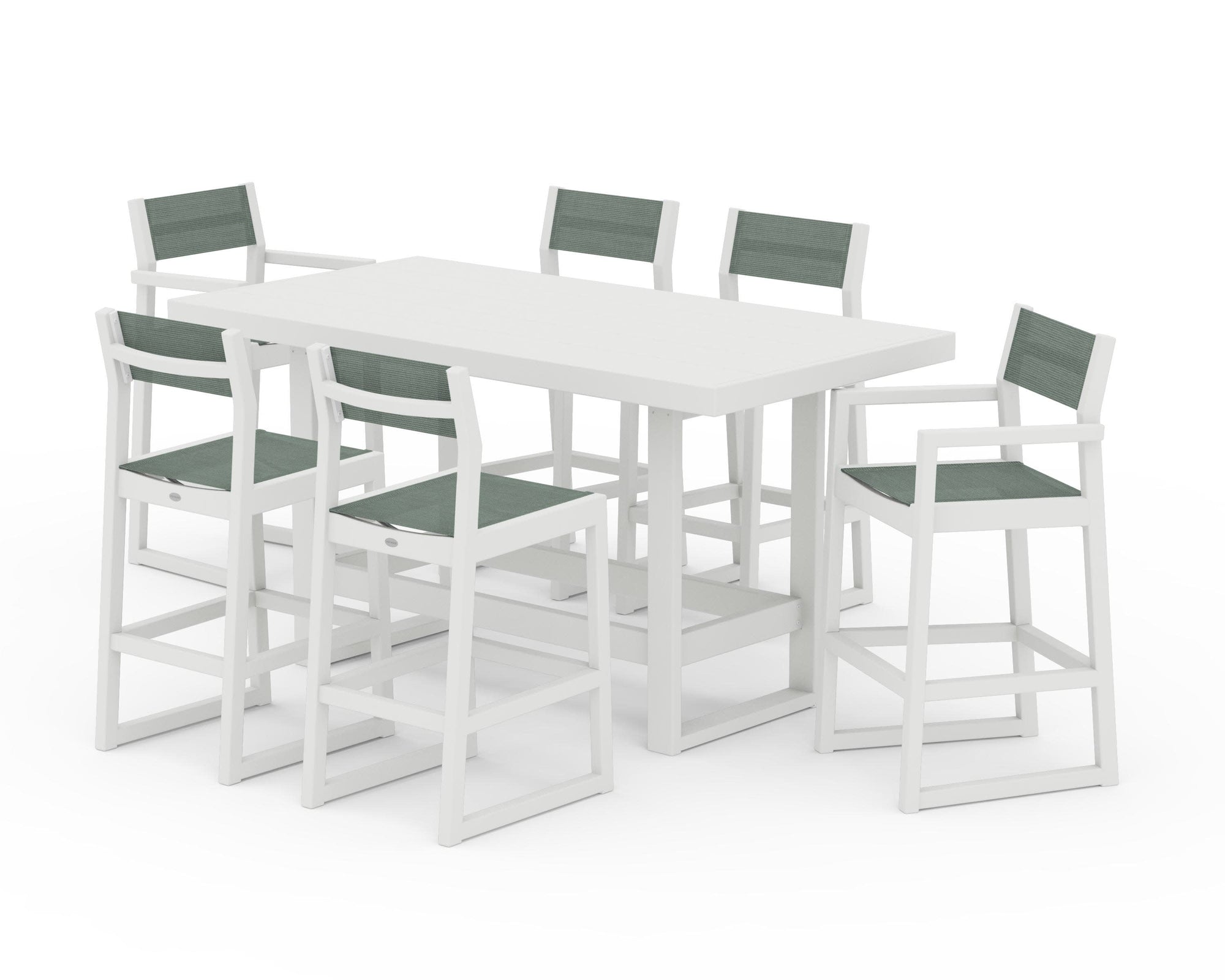 EDGE Sling 7-Piece Bar Table Set