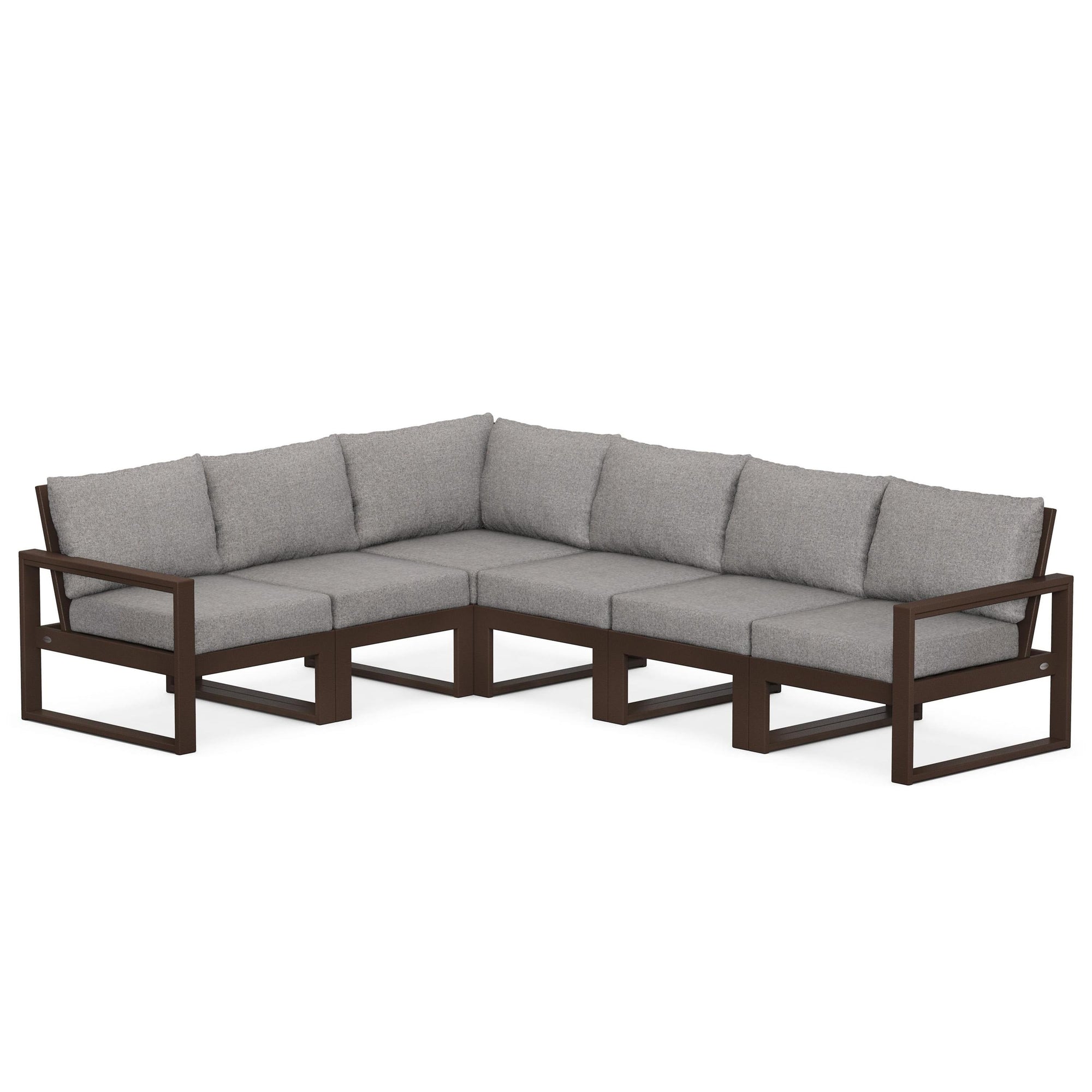 Polywood EDGE 6-Piece Modular Deep Seating Set