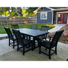 Polywood - Vineyard 7-Piece Farmhouse 72&quot; Dining Set with Trestle Legs