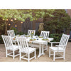 Polywood - Vineyard 7-Piece Farmhouse 72&quot; Dining Set with Trestle Legs