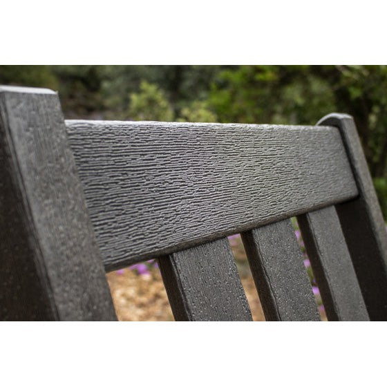 Polywood EDGE 7-Piece 78" Outdoor Dining Set Shown in Vintage Coffee - other colors available