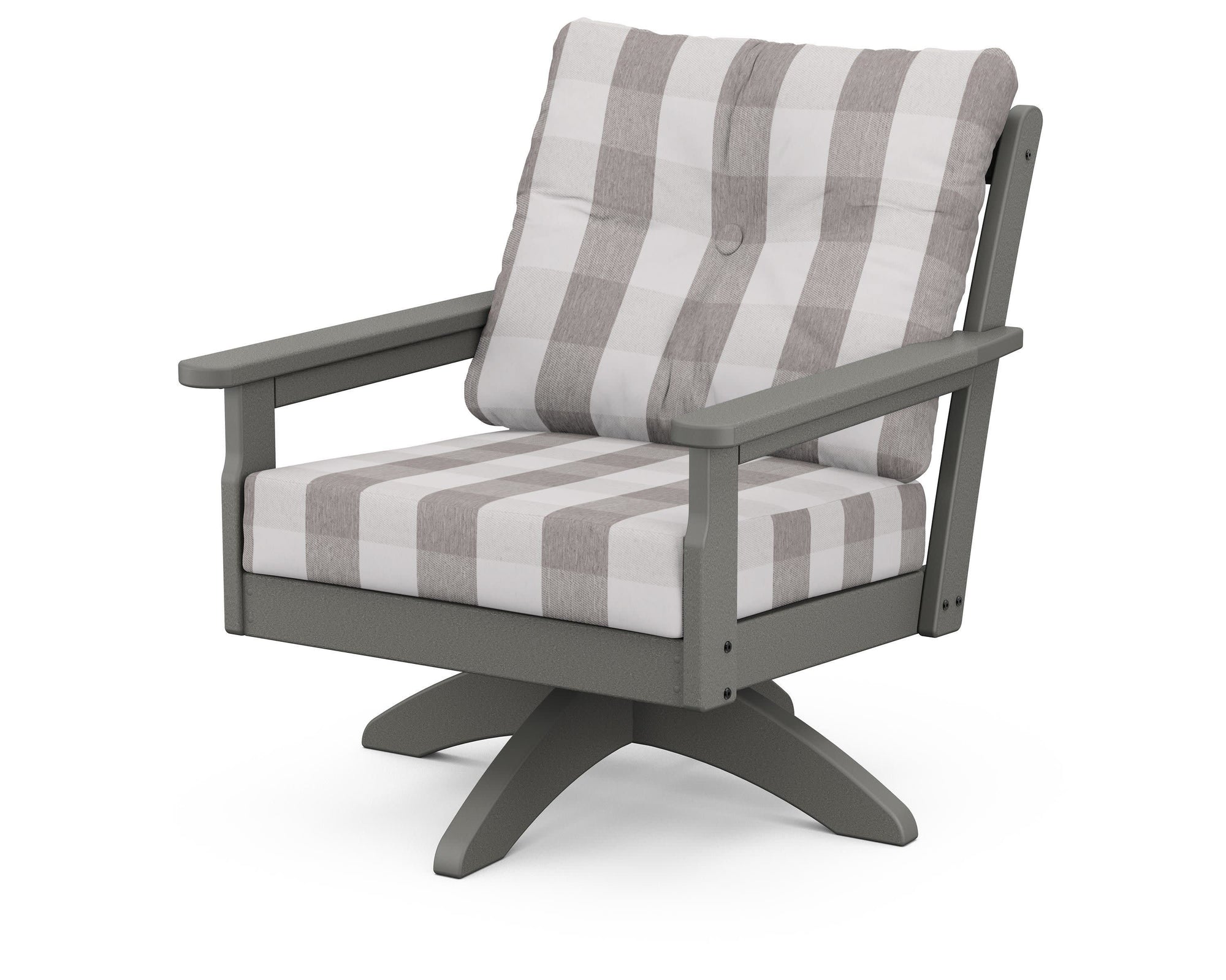 Polywood Vineyard Deep Seating Swivel Chair