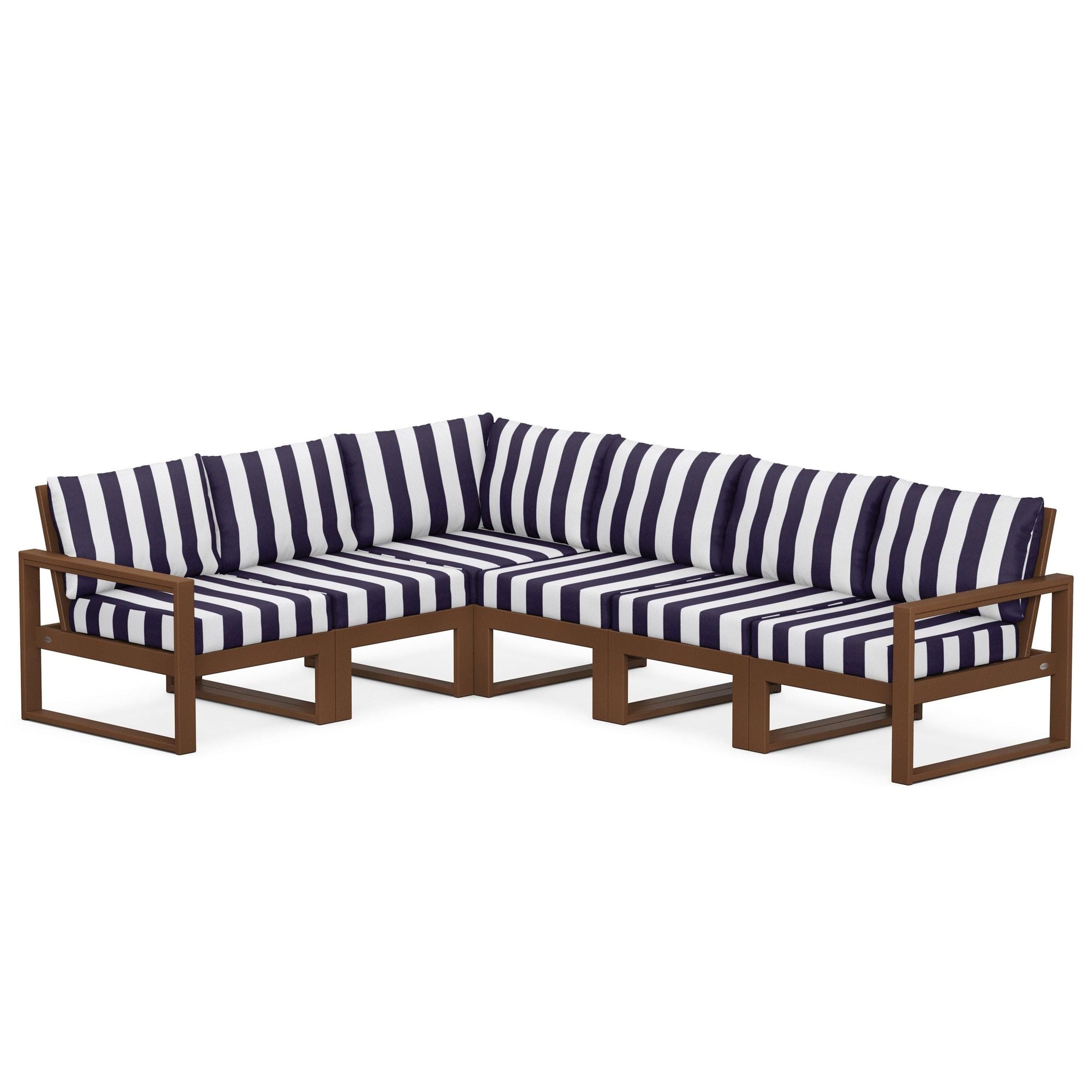 Polywood EDGE 6-Piece Modular Deep Seating Set