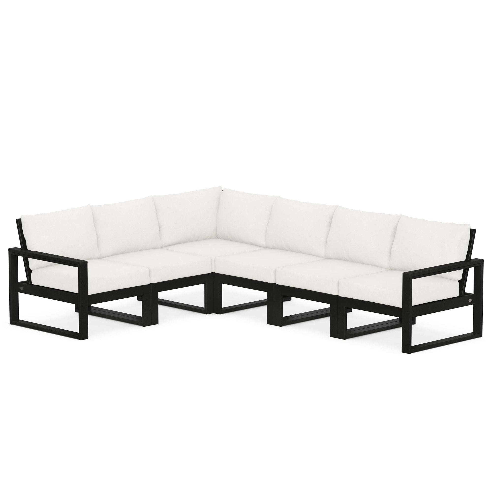Polywood EDGE 6-Piece Modular Deep Seating Set