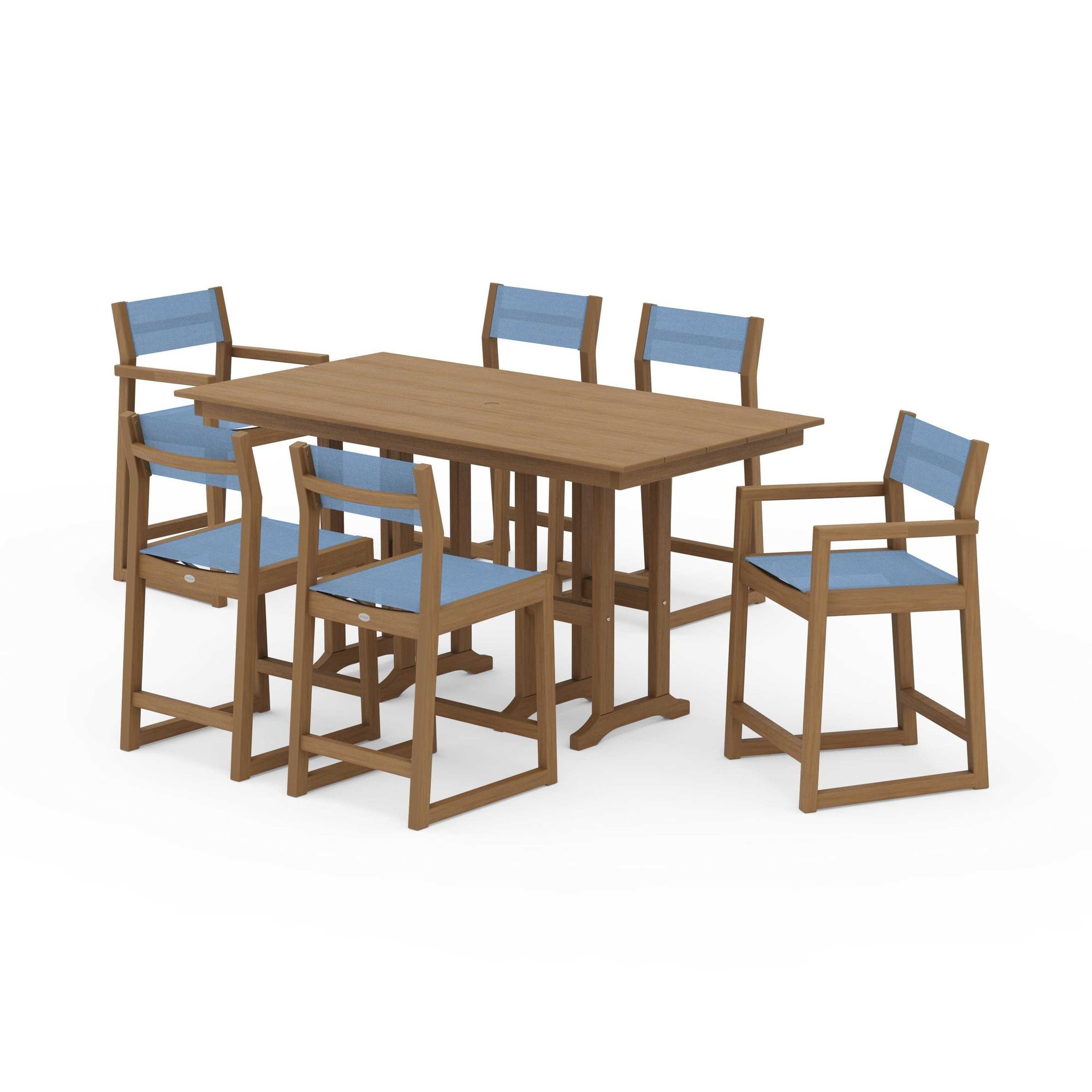 EDGE Sling 7-Piece Farmhouse Counter Set