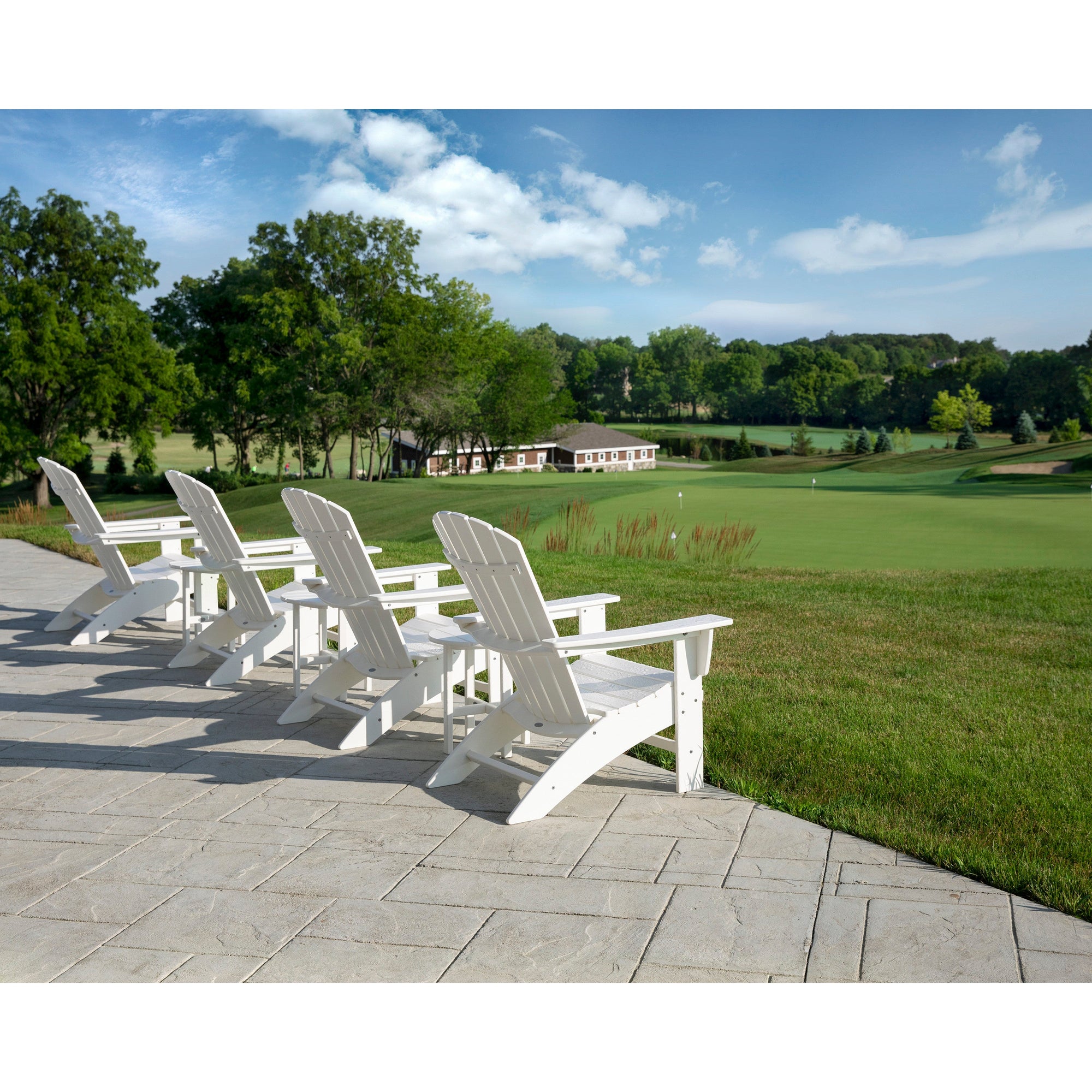 Polywood Nautical Curveback Adirondack Chair