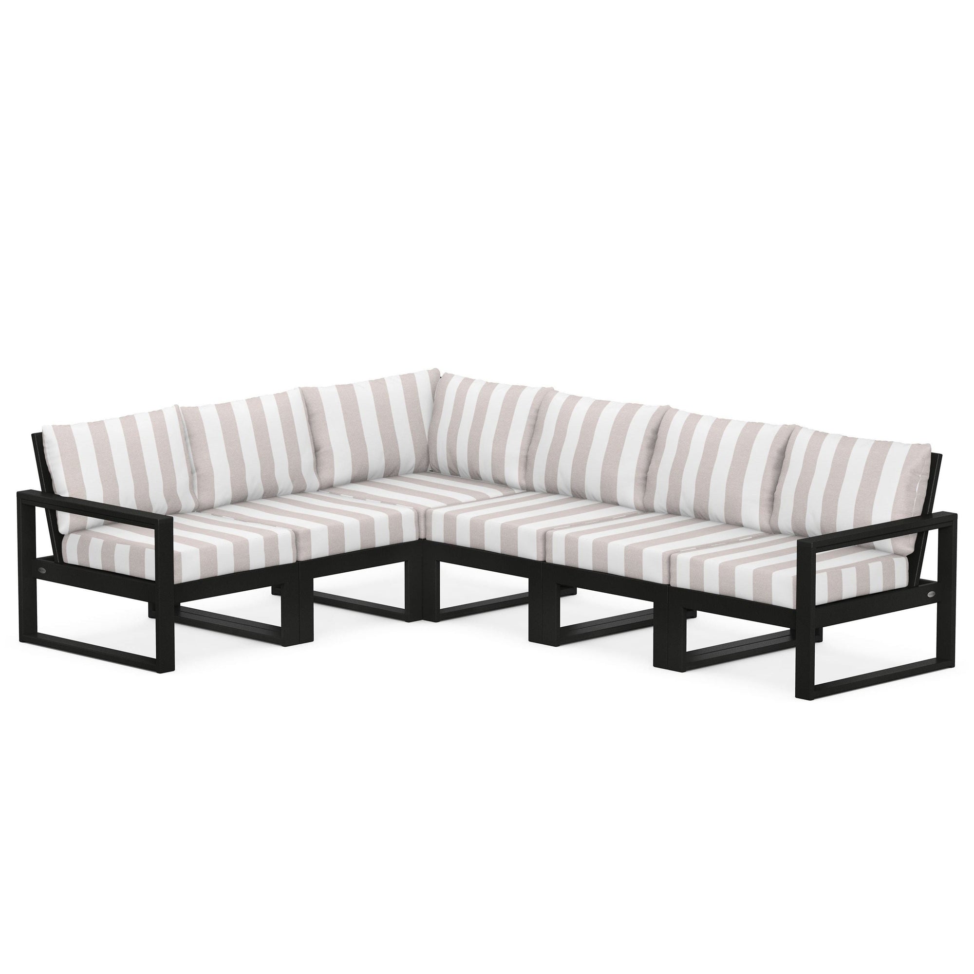 Polywood EDGE 6-Piece Modular Deep Seating Set