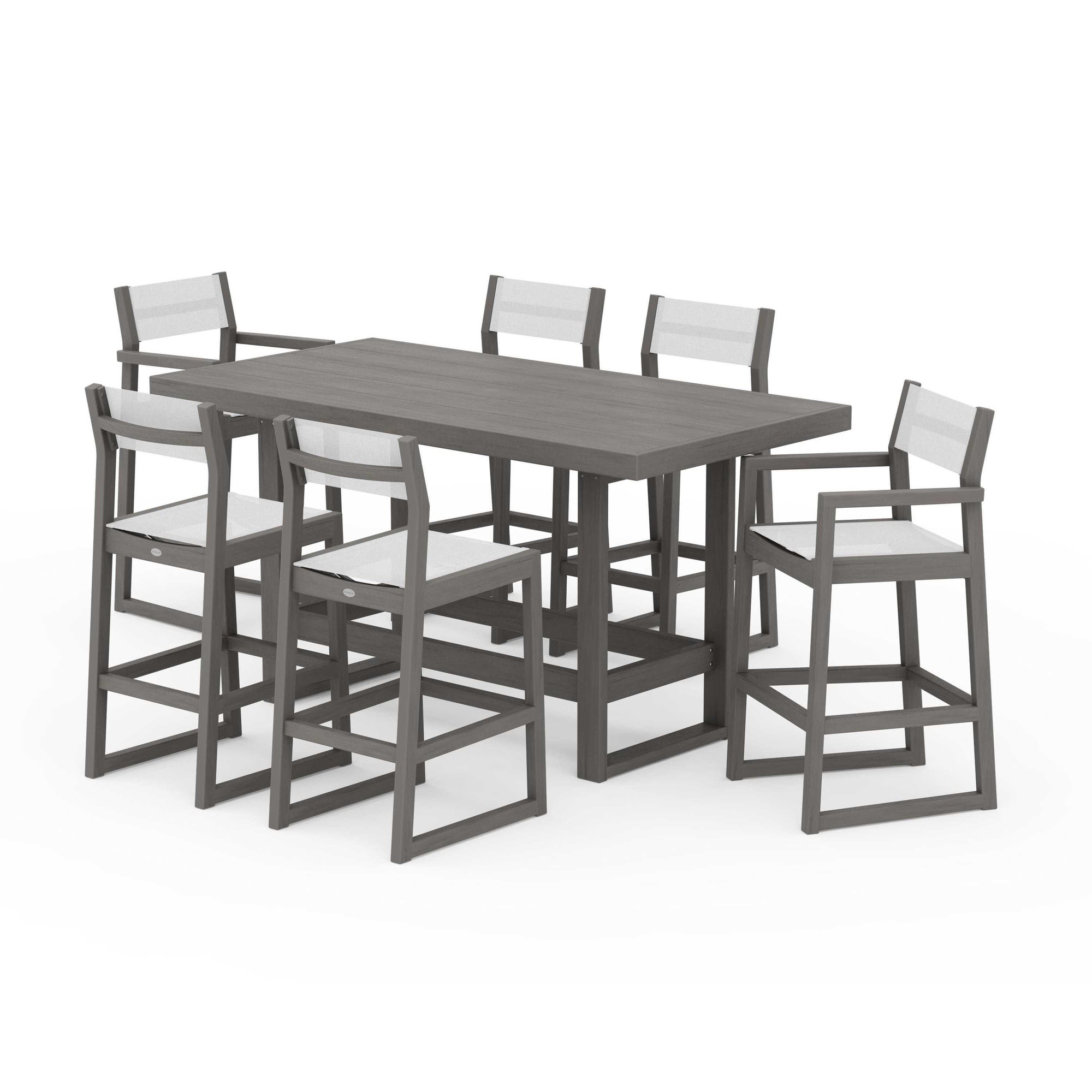 EDGE Sling 7-Piece Bar Table Set