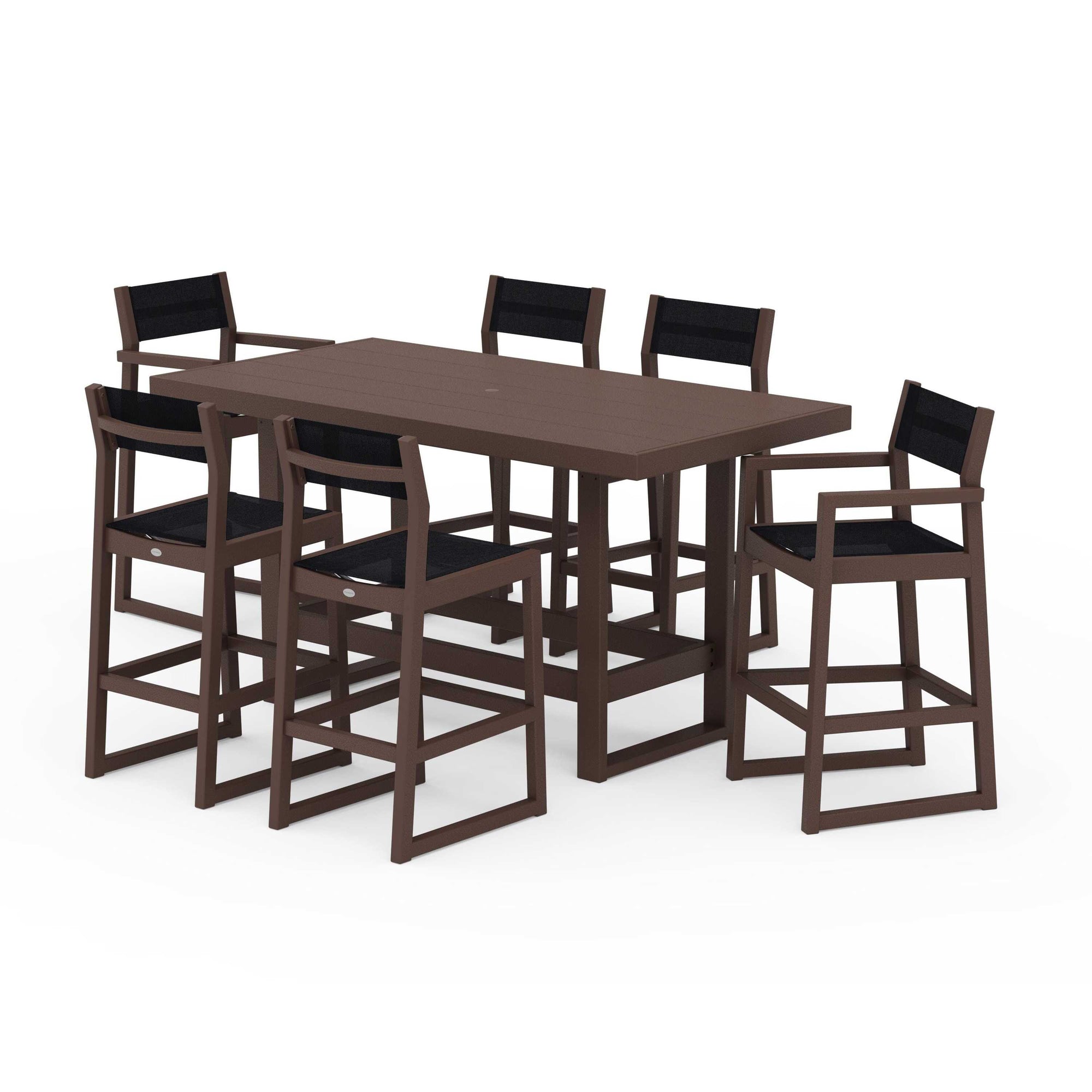EDGE Sling 7-Piece Bar Table Set