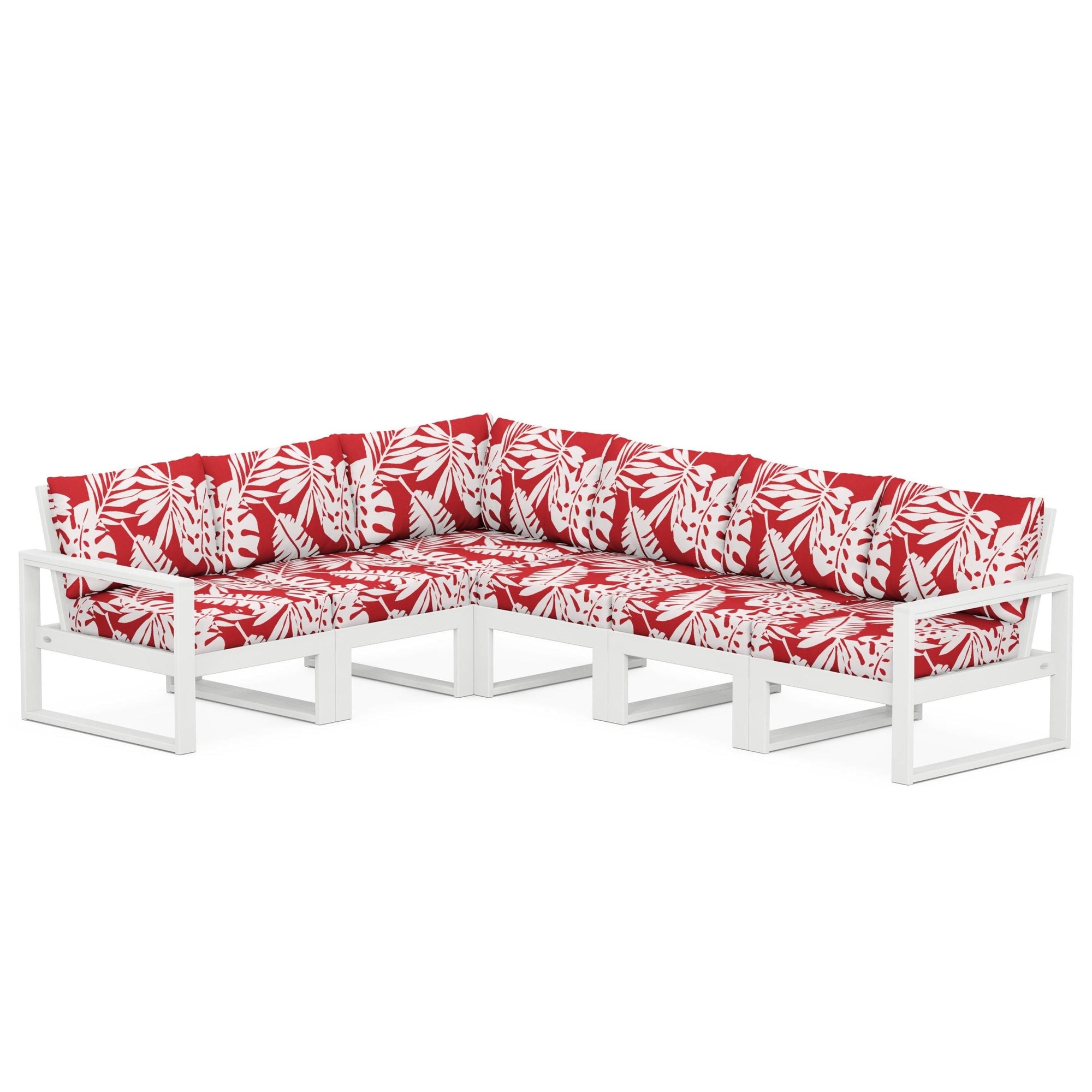 Polywood EDGE 6-Piece Modular Deep Seating Set