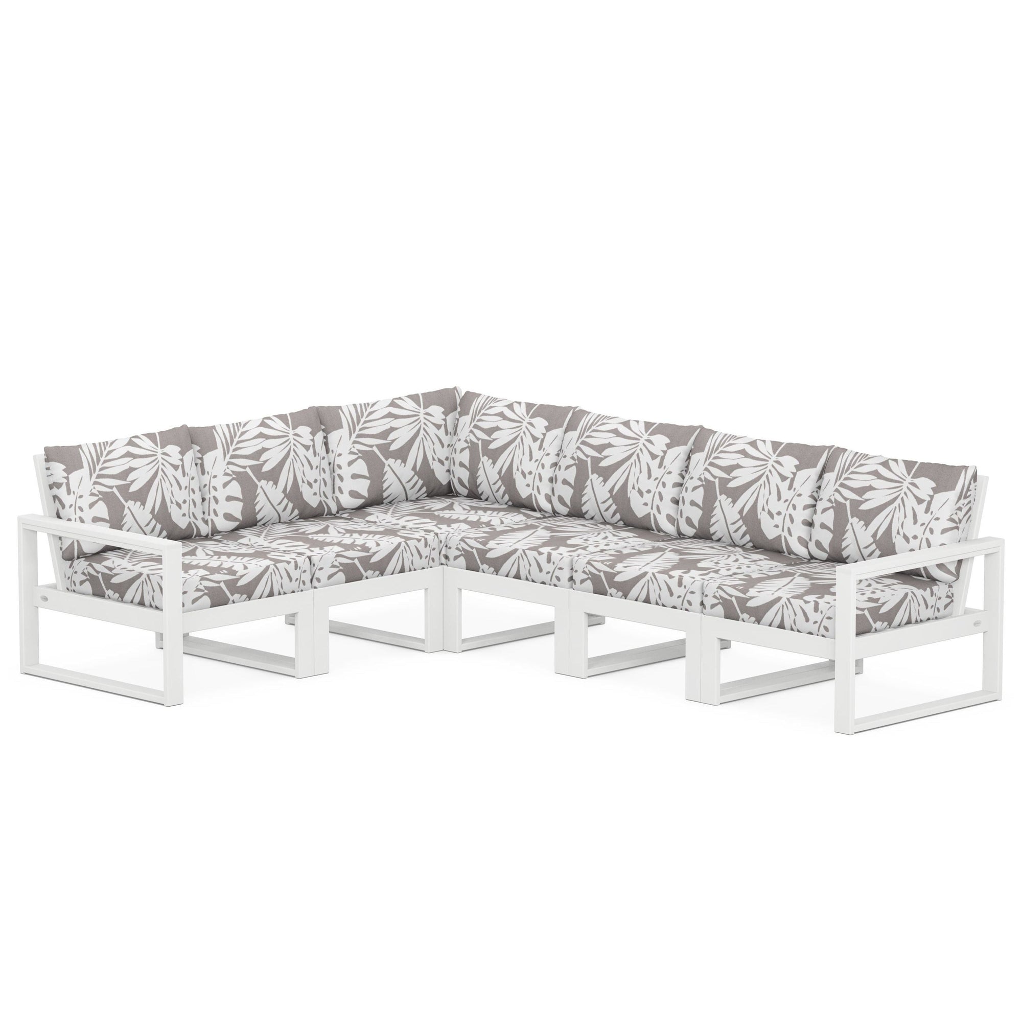 Polywood EDGE 6-Piece Modular Deep Seating Set