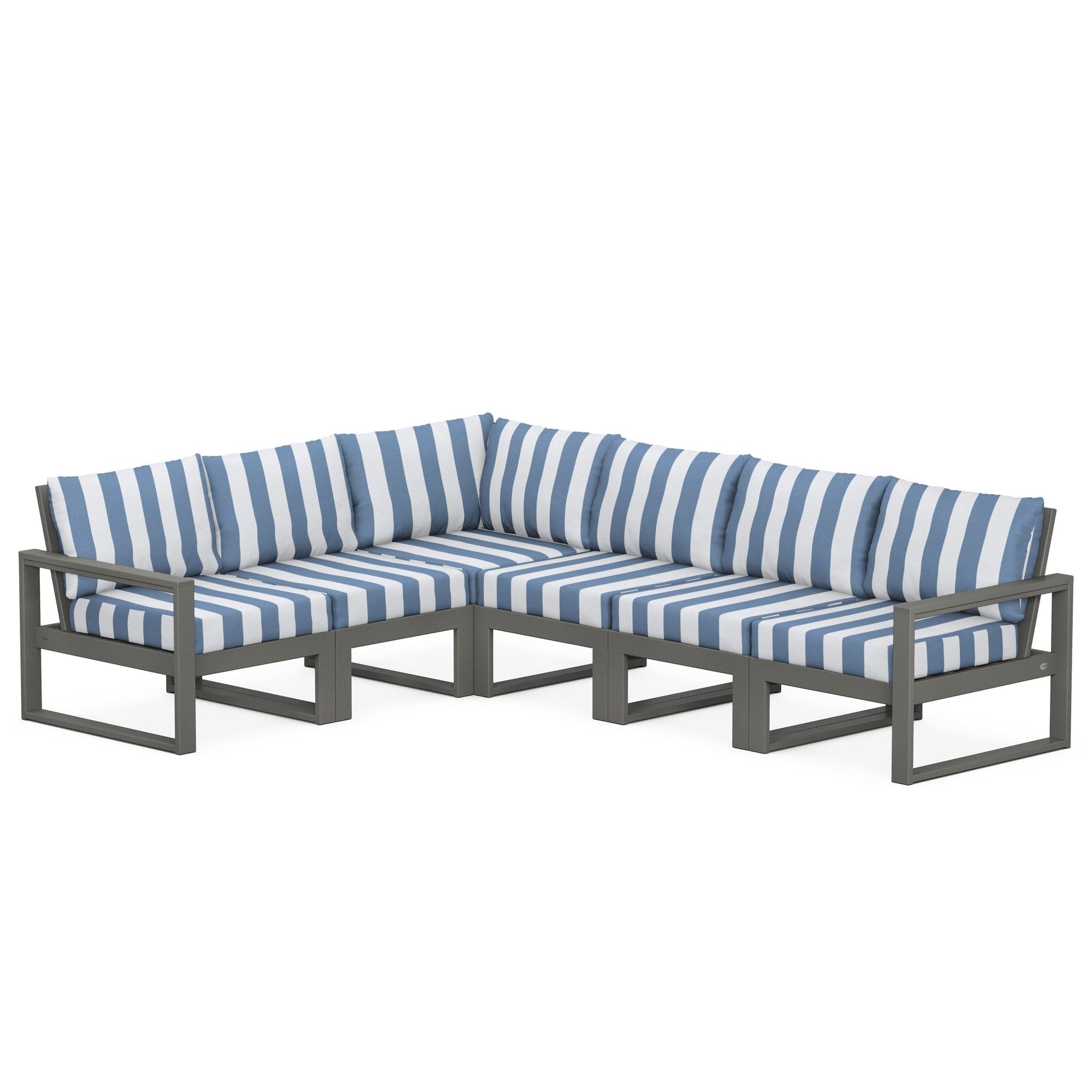 Polywood EDGE 6-Piece Modular Deep Seating Set
